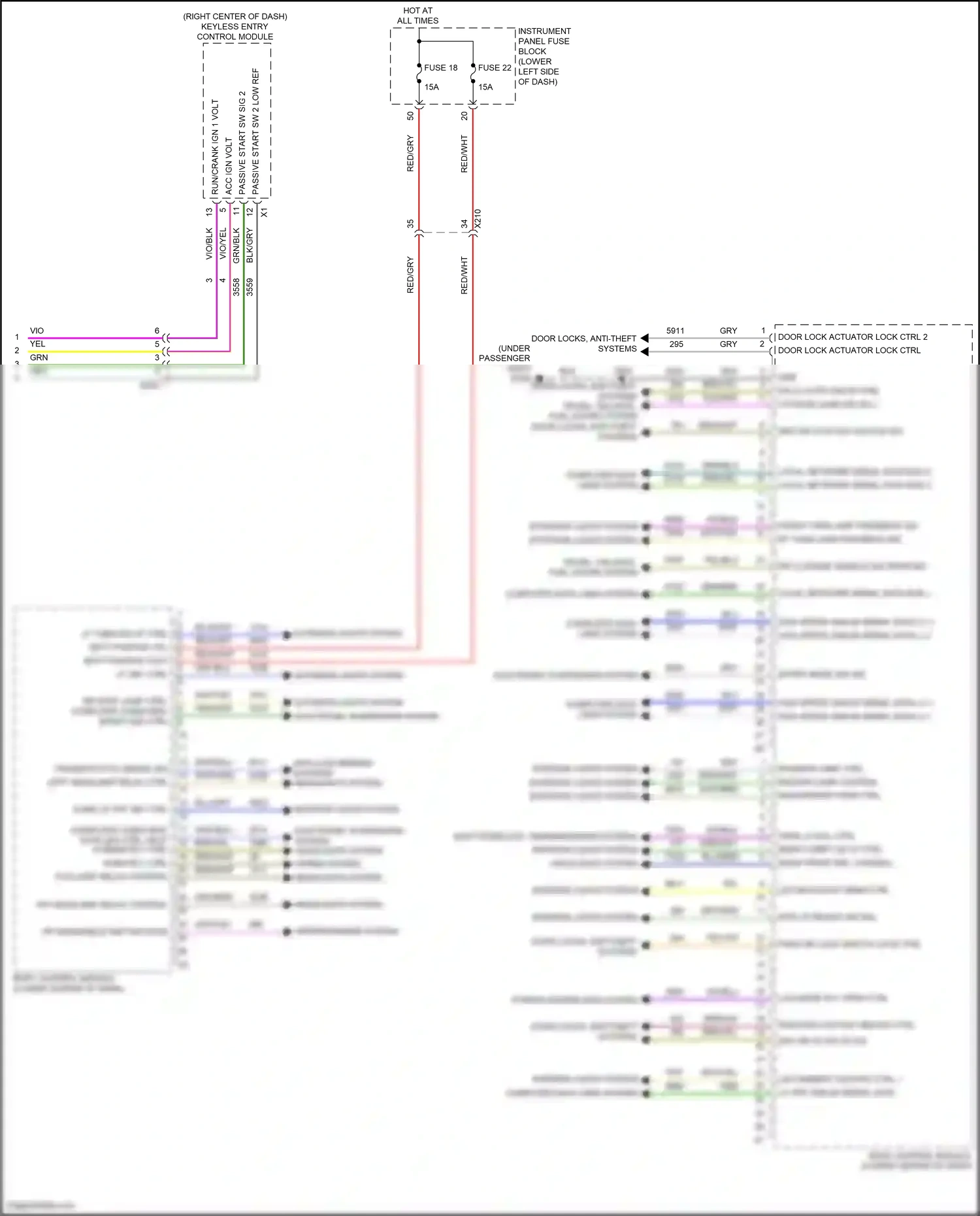 Buick Regal VI (2017-2020) led backlight dimm ctrl wiring diagram  (2 of 2)