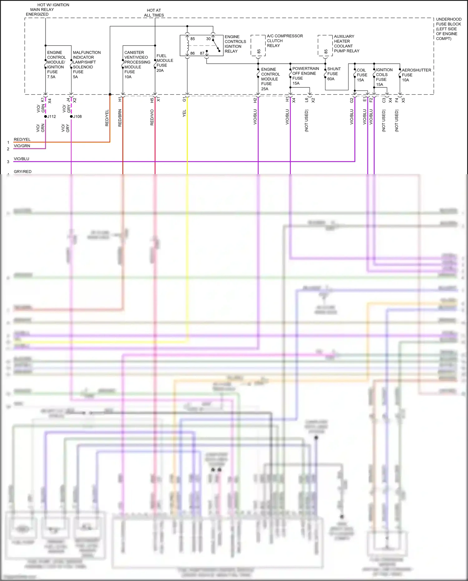 Buick Regal VI (2017-2020) low ref 2 wiring diagram  (5 of 6)