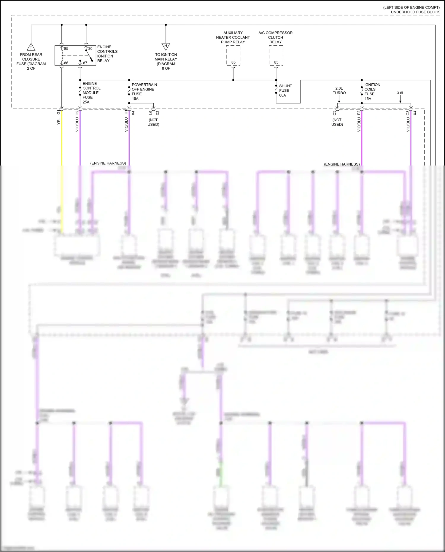Buick Regal VI (2017-2020) multi-function intake air sensor wiring diagram  (2 of 4)