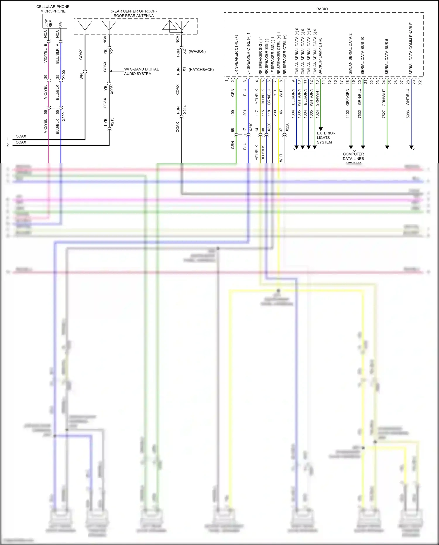 Buick Regal VI (2017-2020) serial data comm enable wiring diagram  (7 of 10)