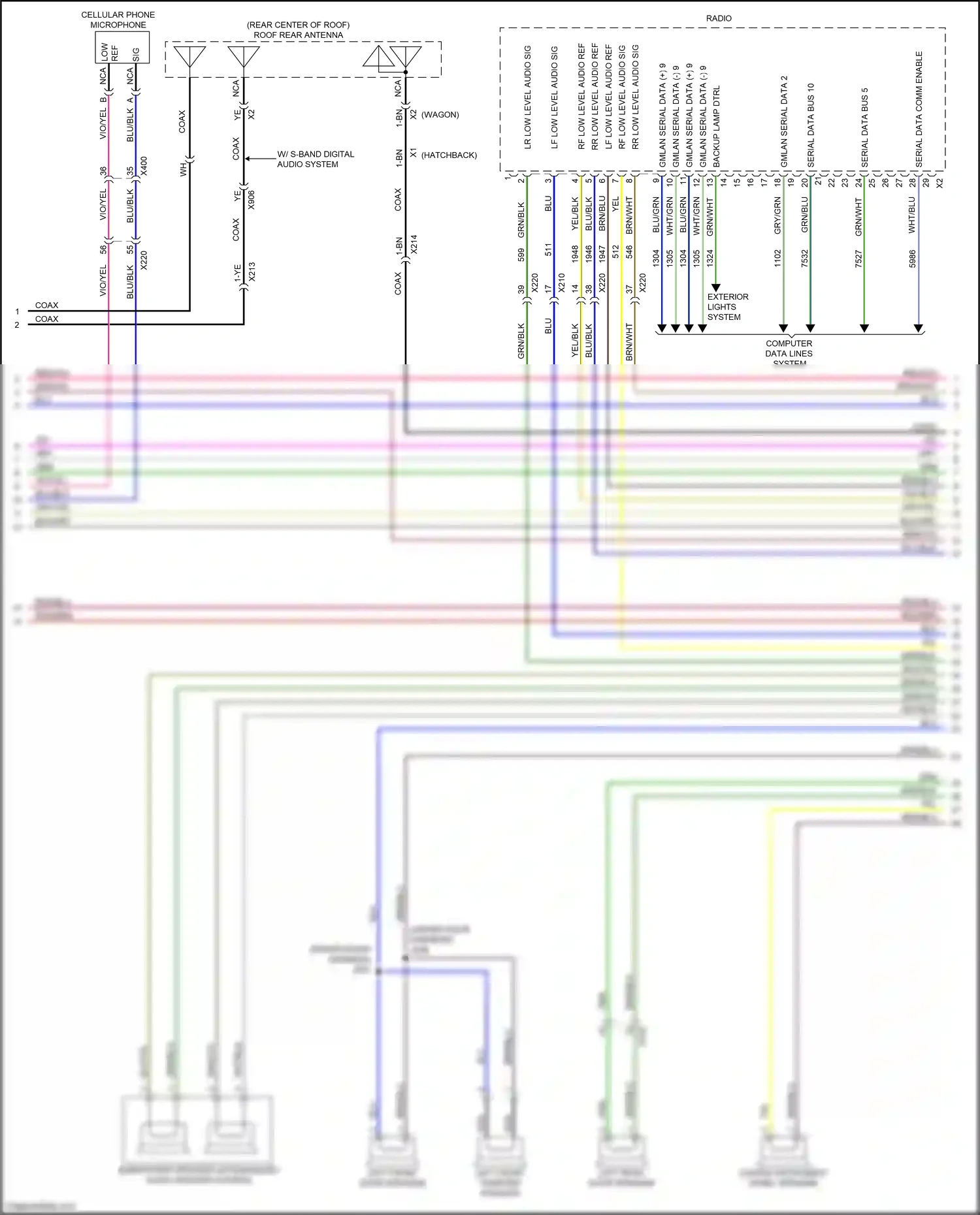 Buick Regal VI (2017-2020) serial data comm enable wiring diagram  (4 of 10)