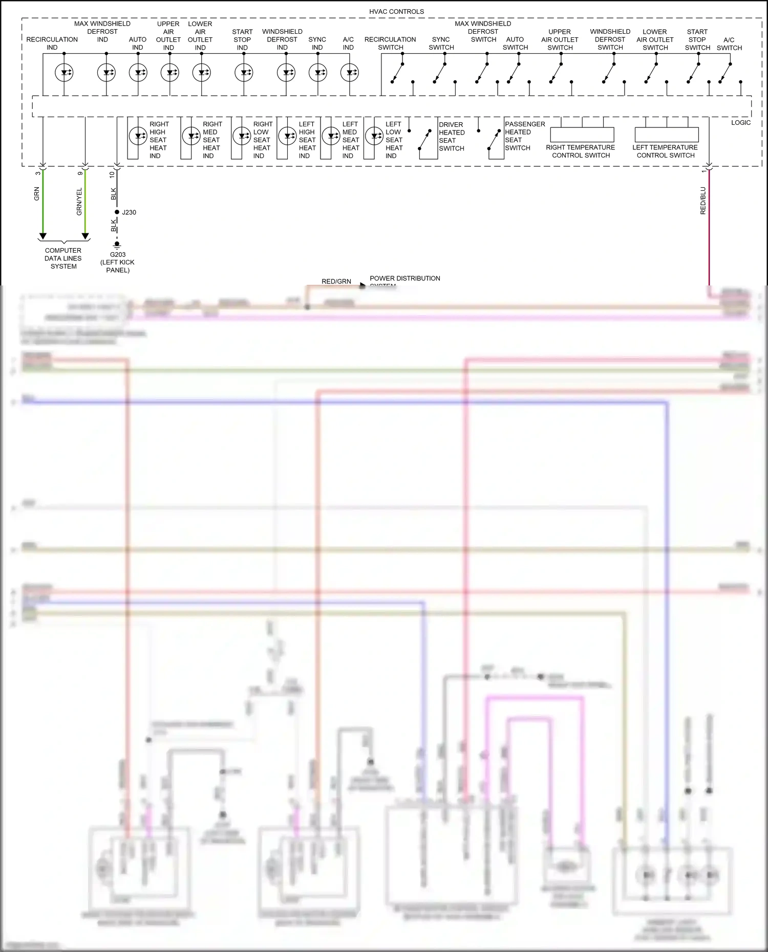 Buick Regal VI (2017-2020) sync ind wiring diagram  (1 of 1)