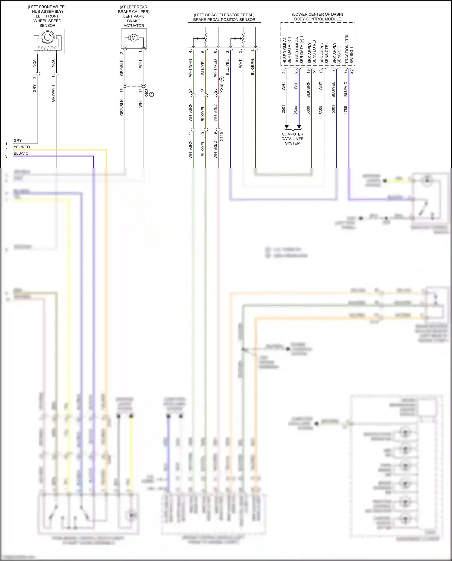 Buick Regal VI (2017-2020) traction ctrl wiring diagram  (1 of 1)