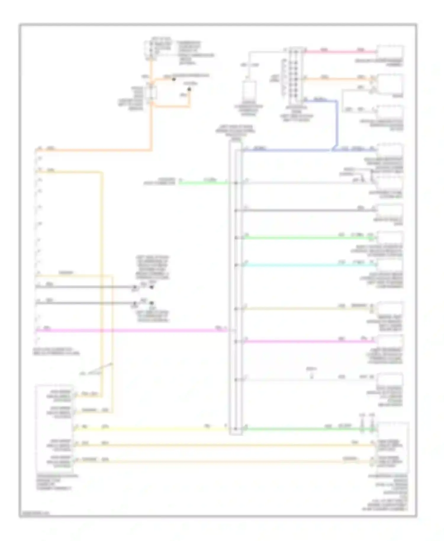Rendezvous Buick I (2001-2007): Computer data lines circuit