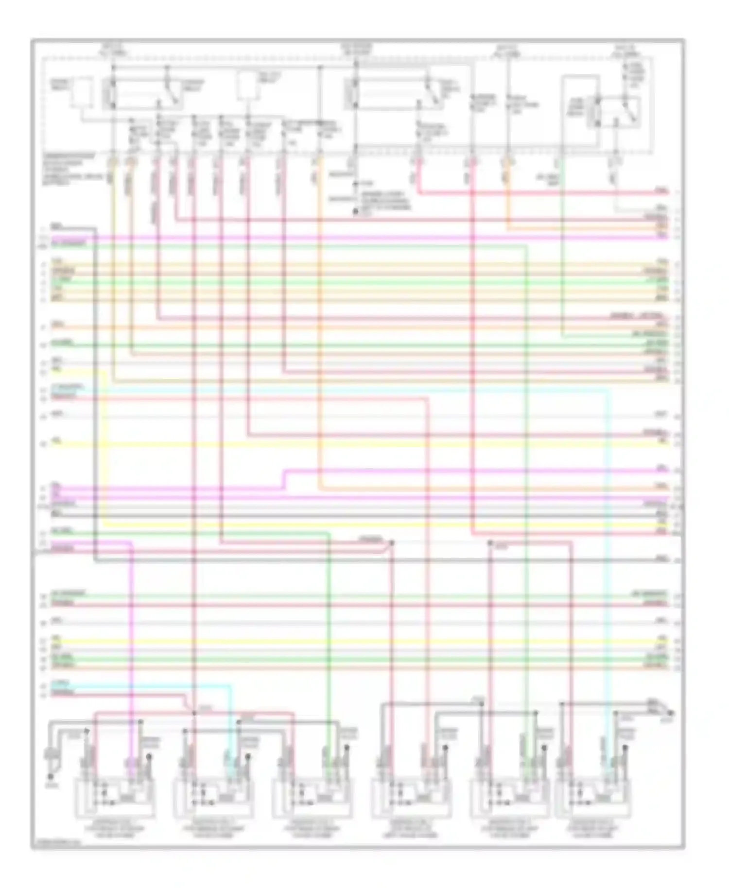 Rendezvous Buick I (2001-2007): Wiring diagram engine performance 3.6l vin 7 (2 of 4)