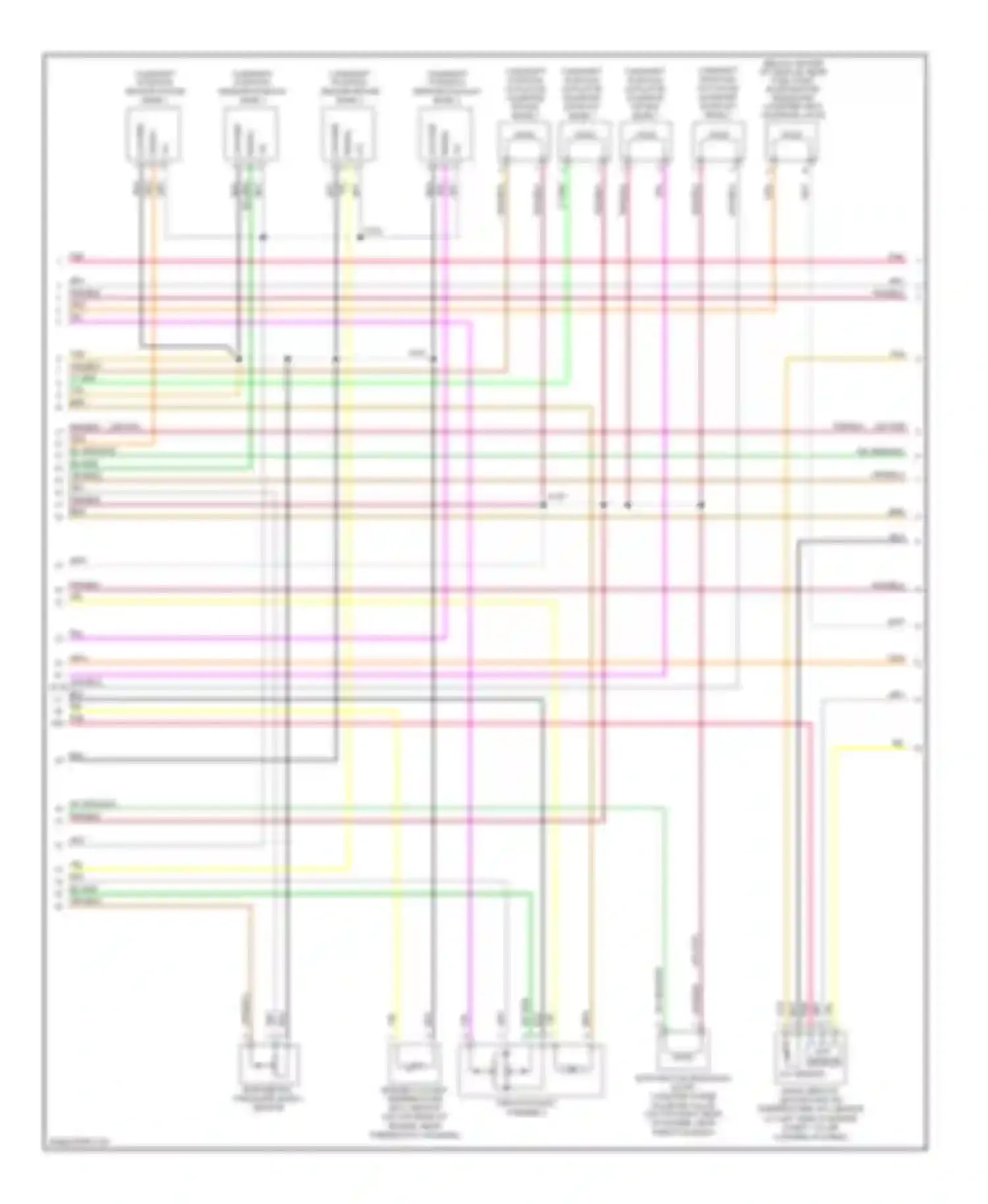 Wiring diagram camshaft position sensor intake bank 1 for Buick Rendezvous I (2001-2007) (1 of 1)