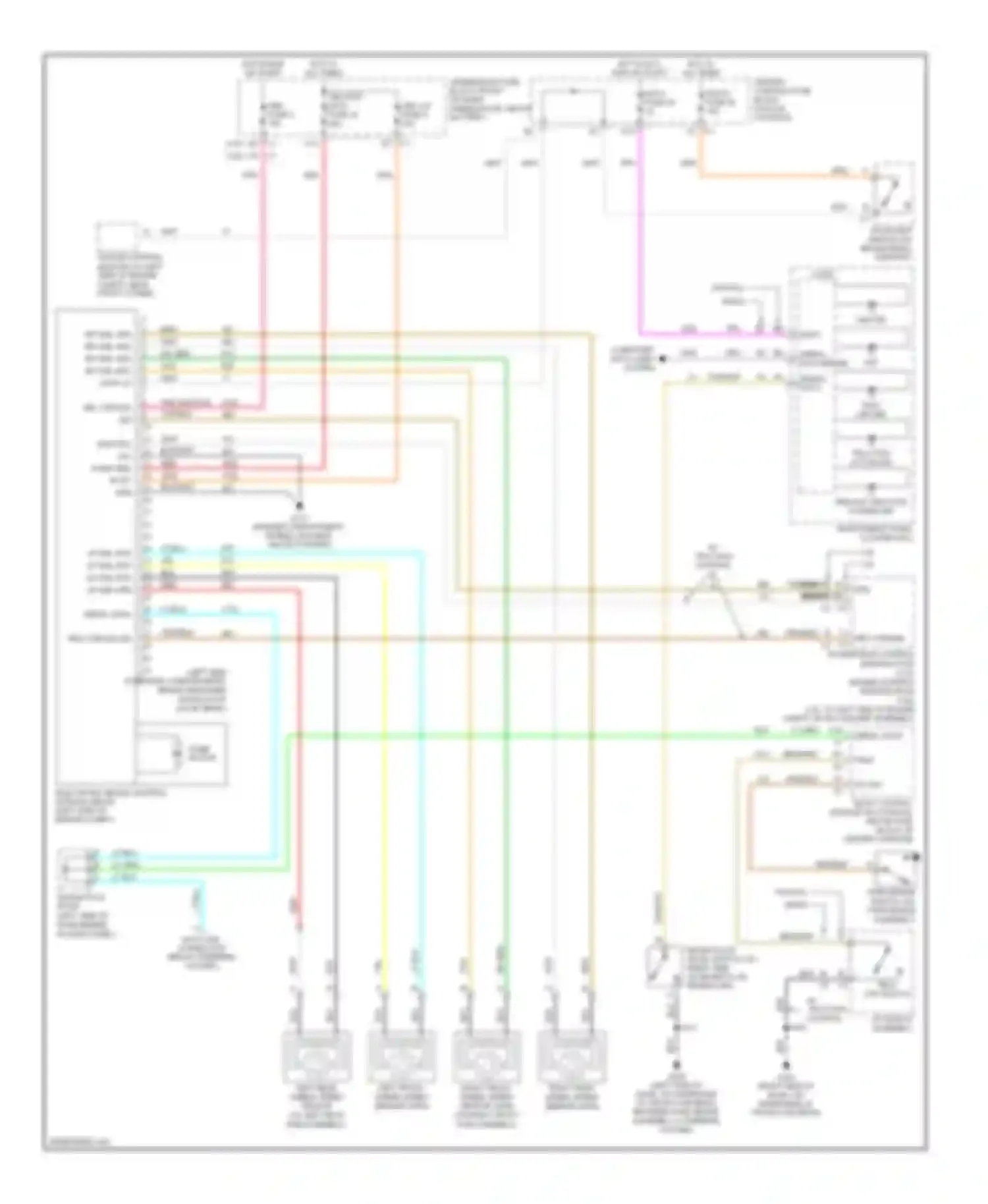 Wiring diagram computer data lines system for Buick Rendezvous I (2001-2007) (3 of 17)