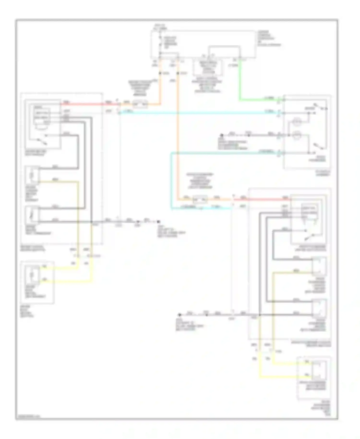 Wiring diagram driver heated seat thermistor for Buick Rendezvous I (2001-2007) (2 of 2)