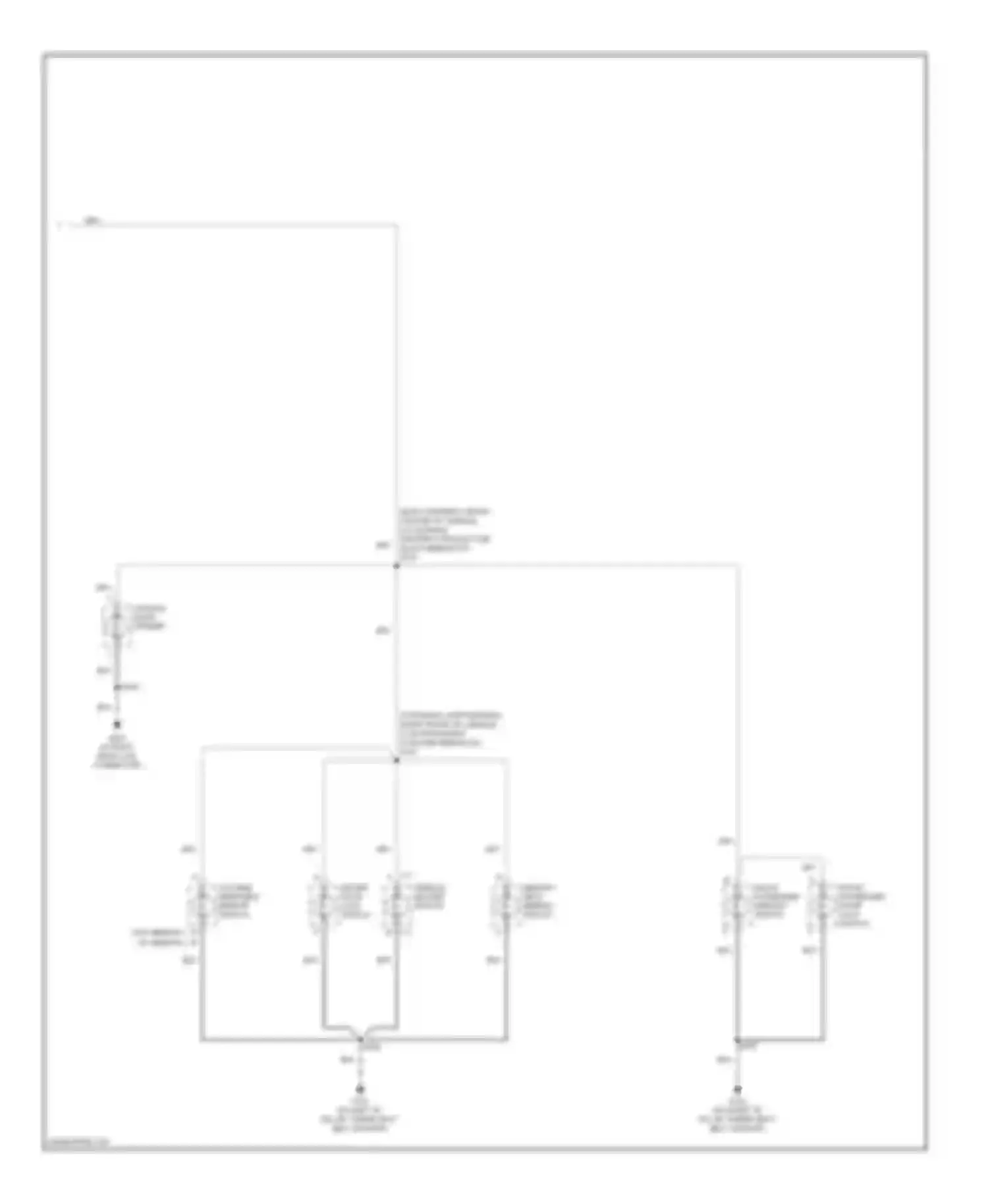 Wiring diagram garage door opener for Buick Rendezvous I (2001-2007) (2 of 3)