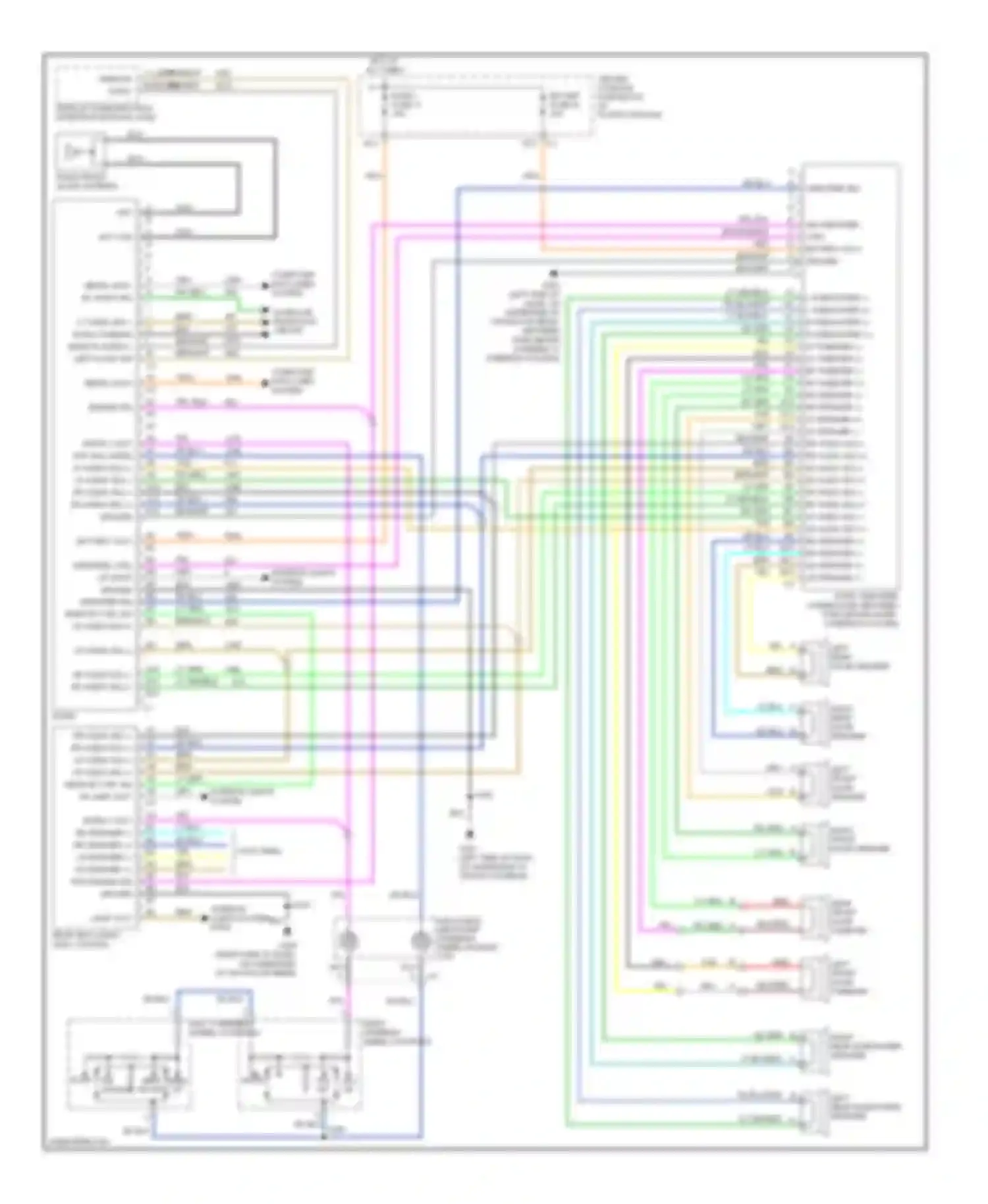 Wiring diagram inflatable restraint steering wheel module coil for Buick Rendezvous I (2001-2007) (6 of 7)
