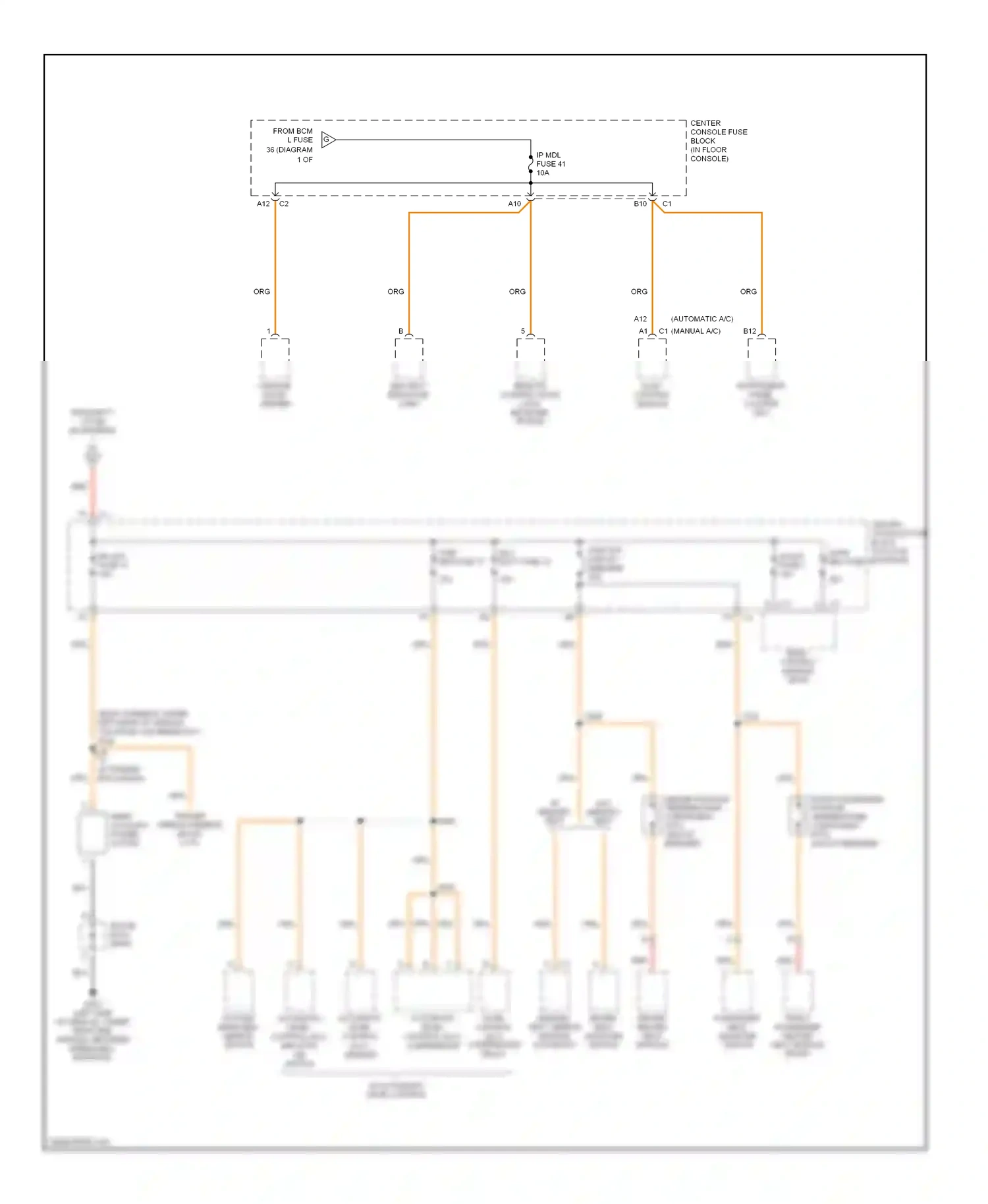 Buick Rendezvous I (2001-2007) instrument panel cluster (ipc) wiring diagram  (10 of 11)