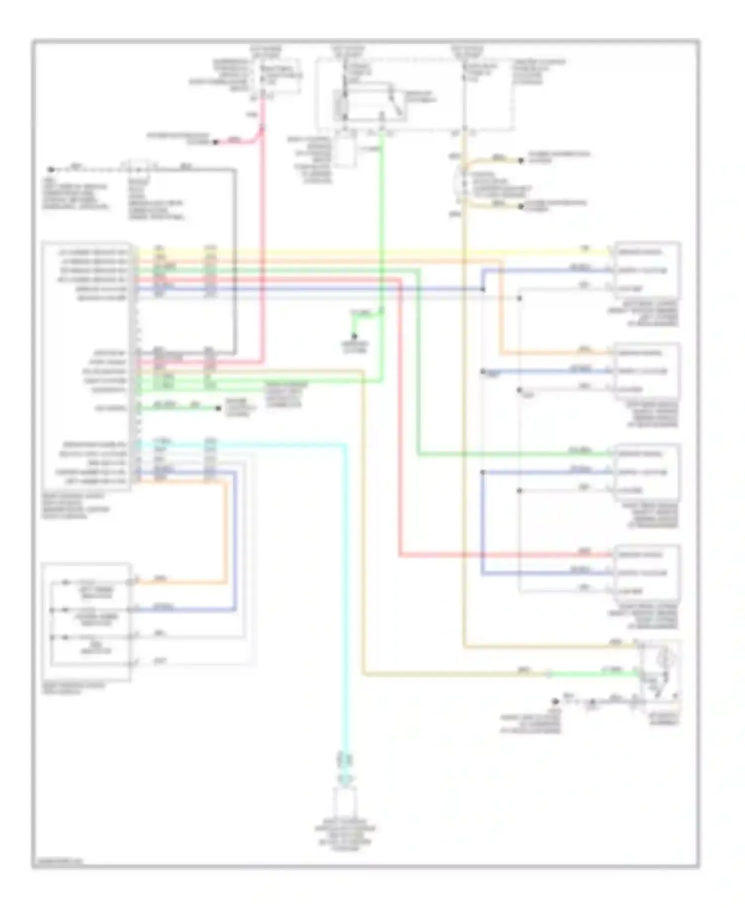 Wiring diagram vss signal for Buick Rendezvous I (2001-2007) (1 of 1)