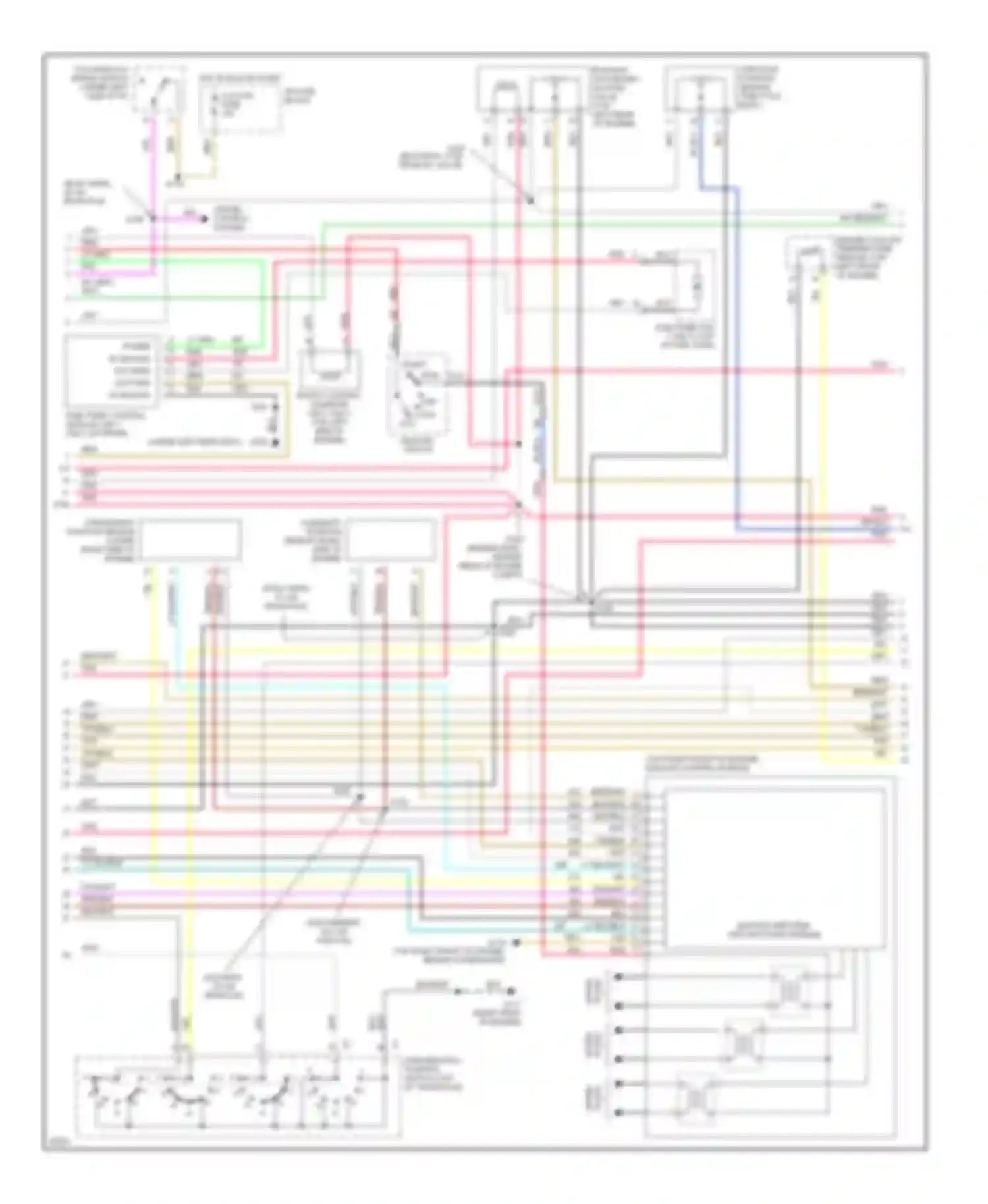 Riviera Buick VIII (1994-1999): Wiring diagram engine performance 3.8l (vin 1)s (2 of 3)