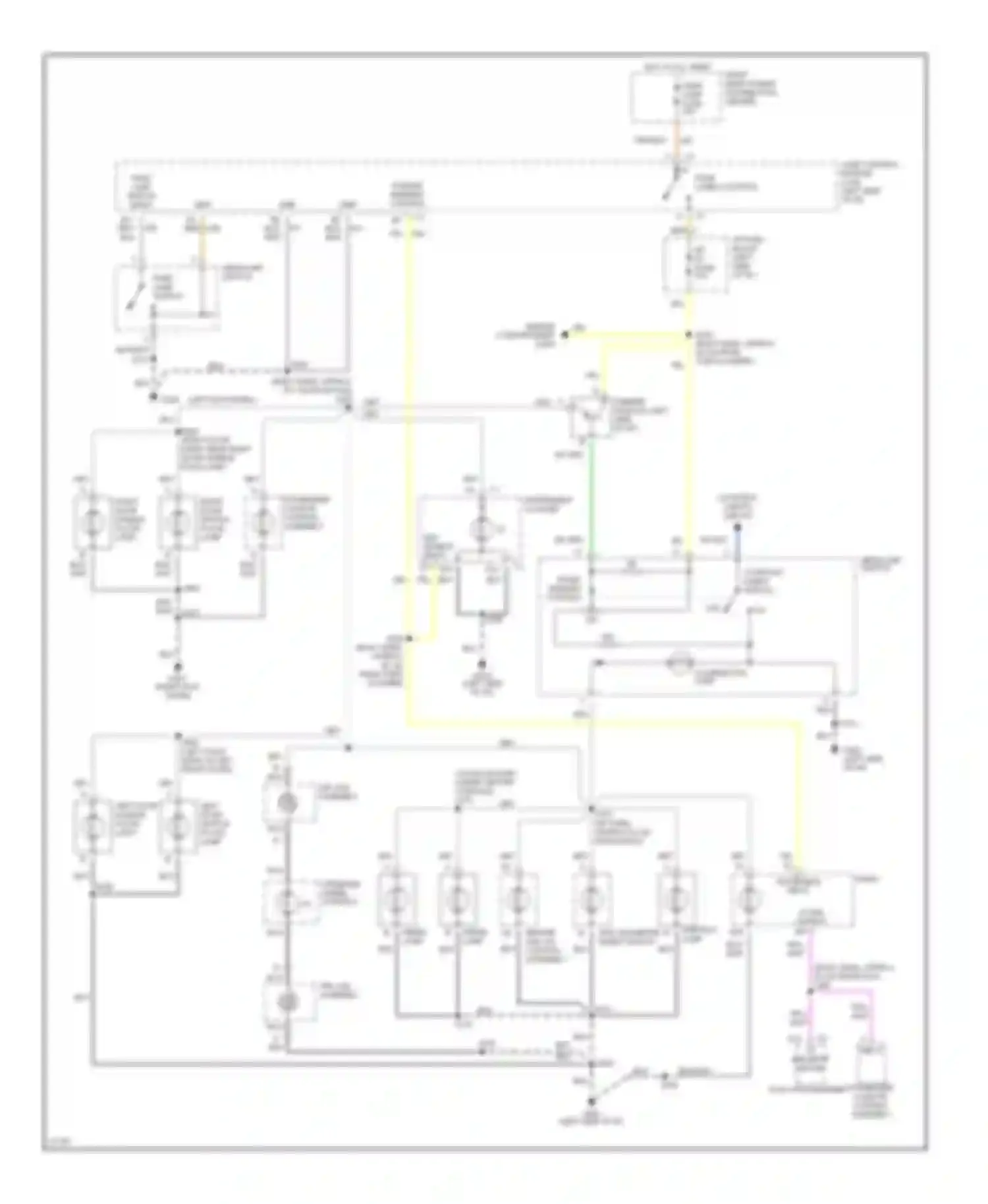Riviera Buick VIII (1994-1999): Instrument illumination circuit
