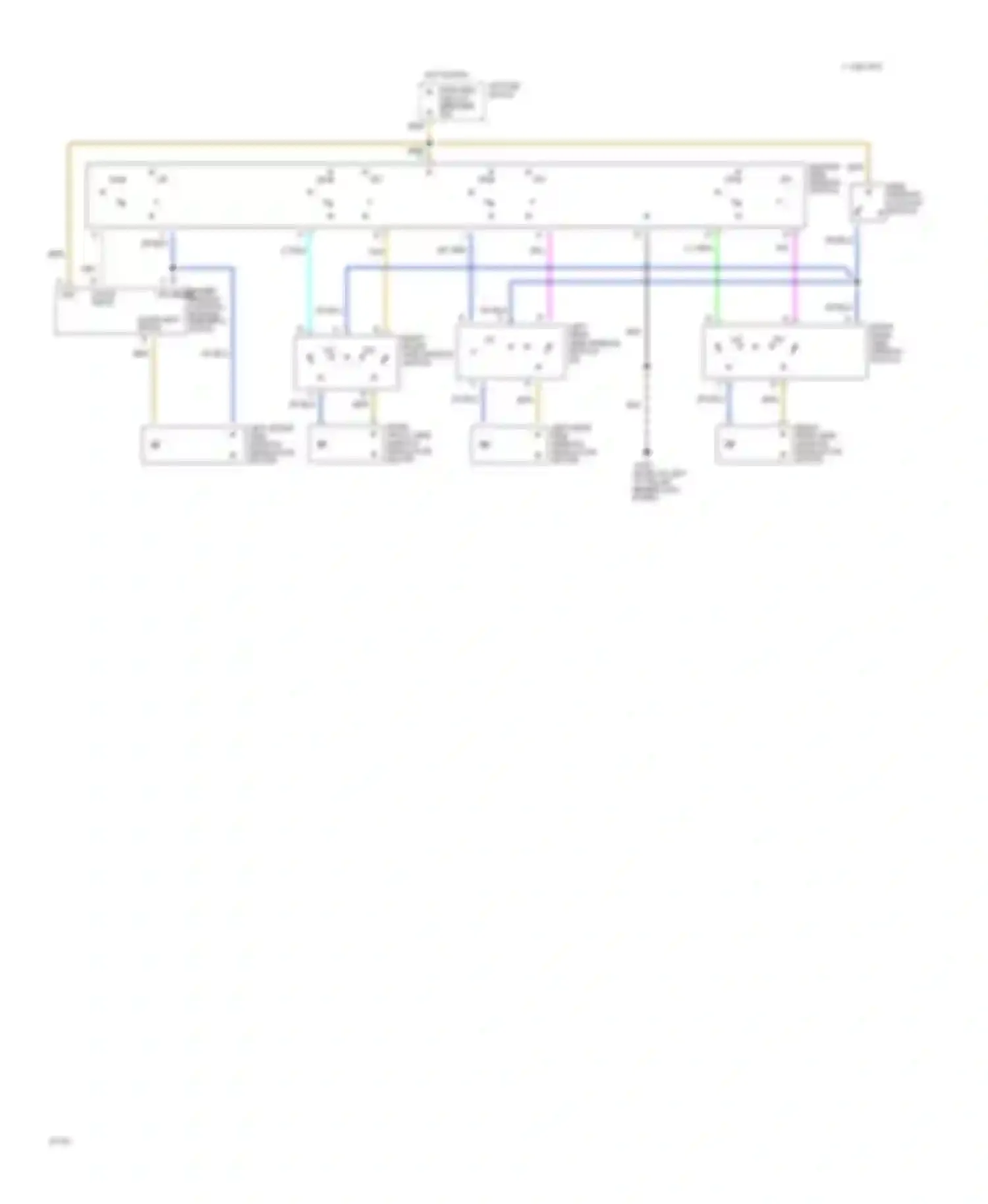 Roadmaster Buick VIII (1991-1996): Power window circuit