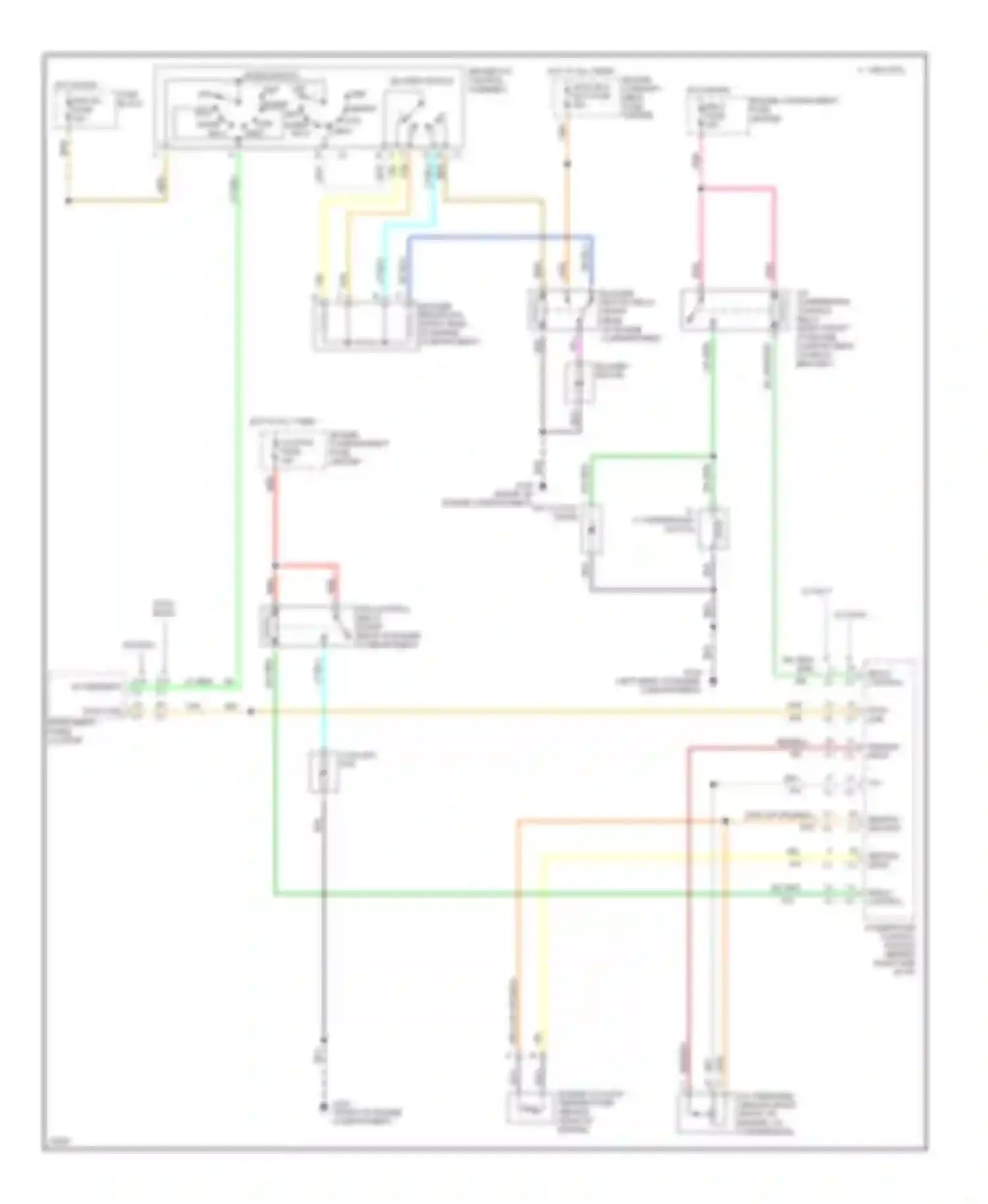 Skylark Buick VII (1992-1998): A/c circuit