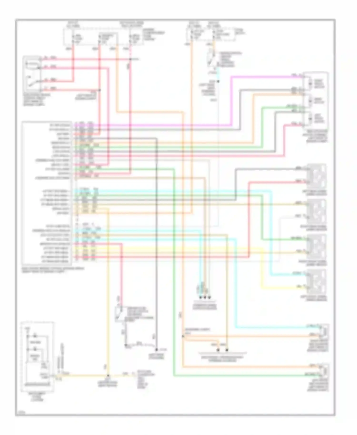 Skylark Buick VII (1992-1998): Anti-lock brake circuits