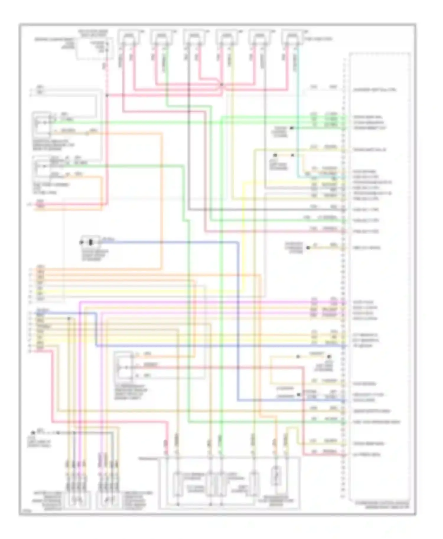 Skylark Buick VII (1992-1998): Wiring diagram engine performance 3.1l (vin m)s (3 of 3)