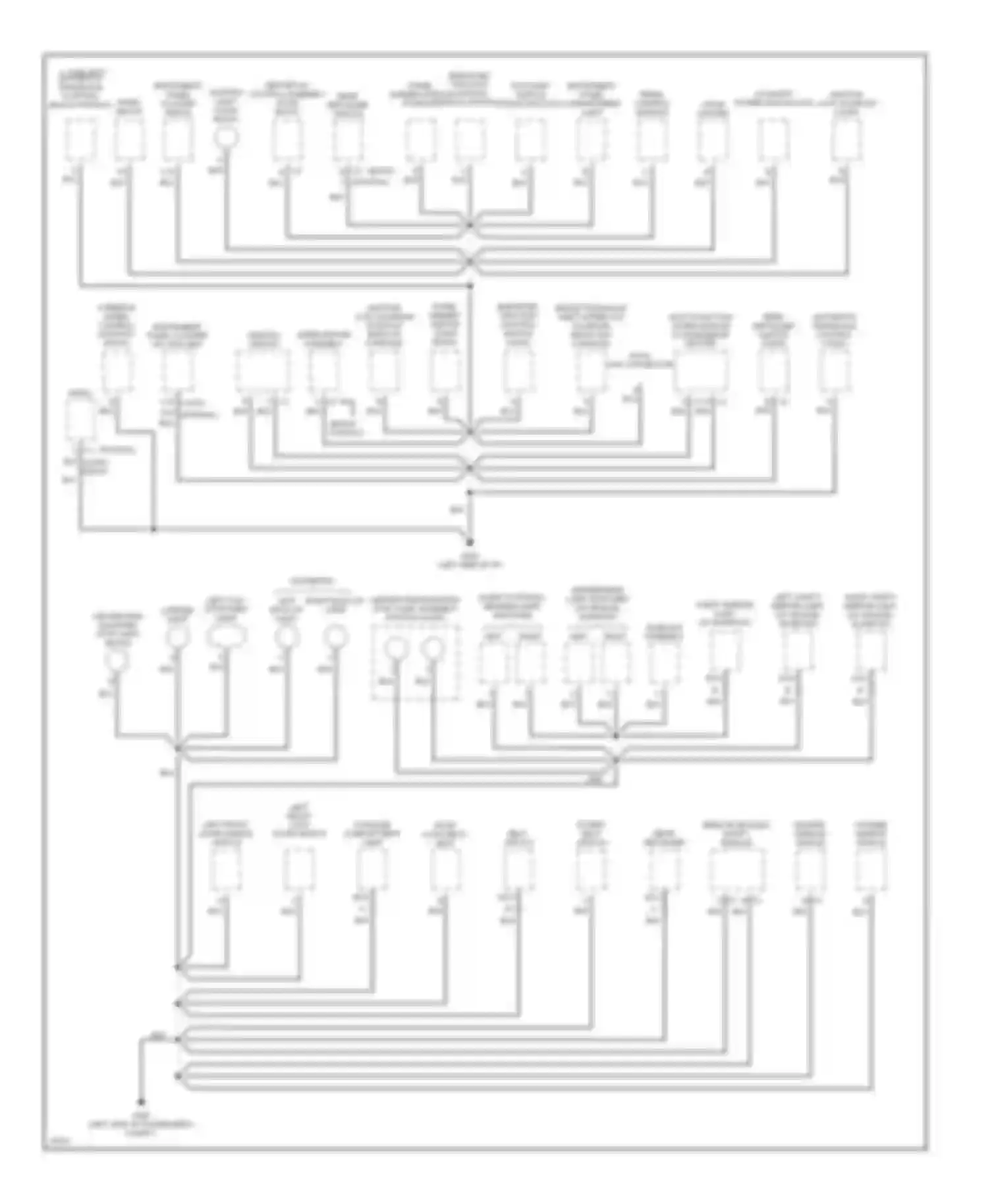 Skylark Buick VII (1992-1998): Ground distribution circuit (2 of 3)