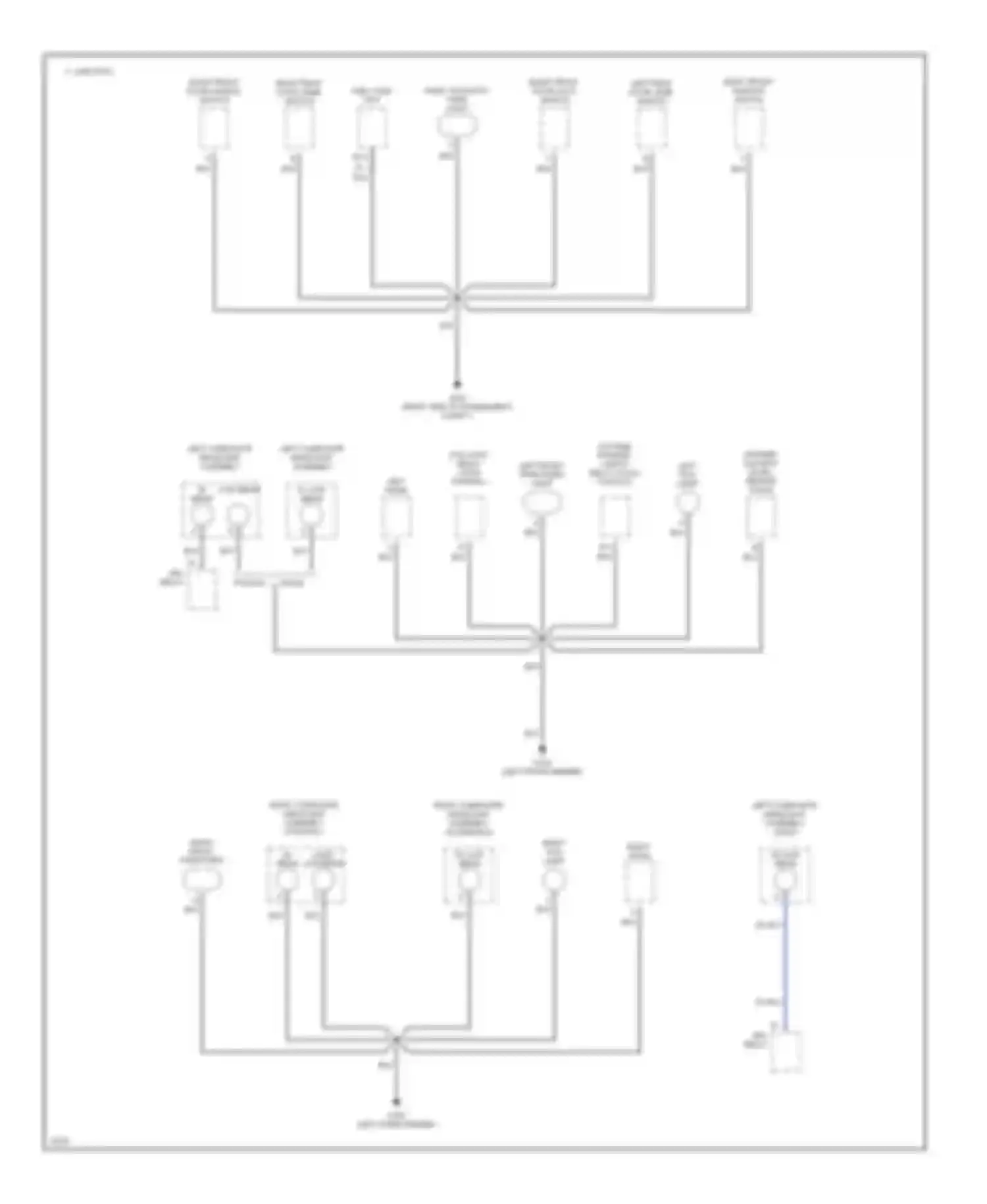 Skylark Buick VII (1992-1998): Ground distribution circuit (3 of 3)