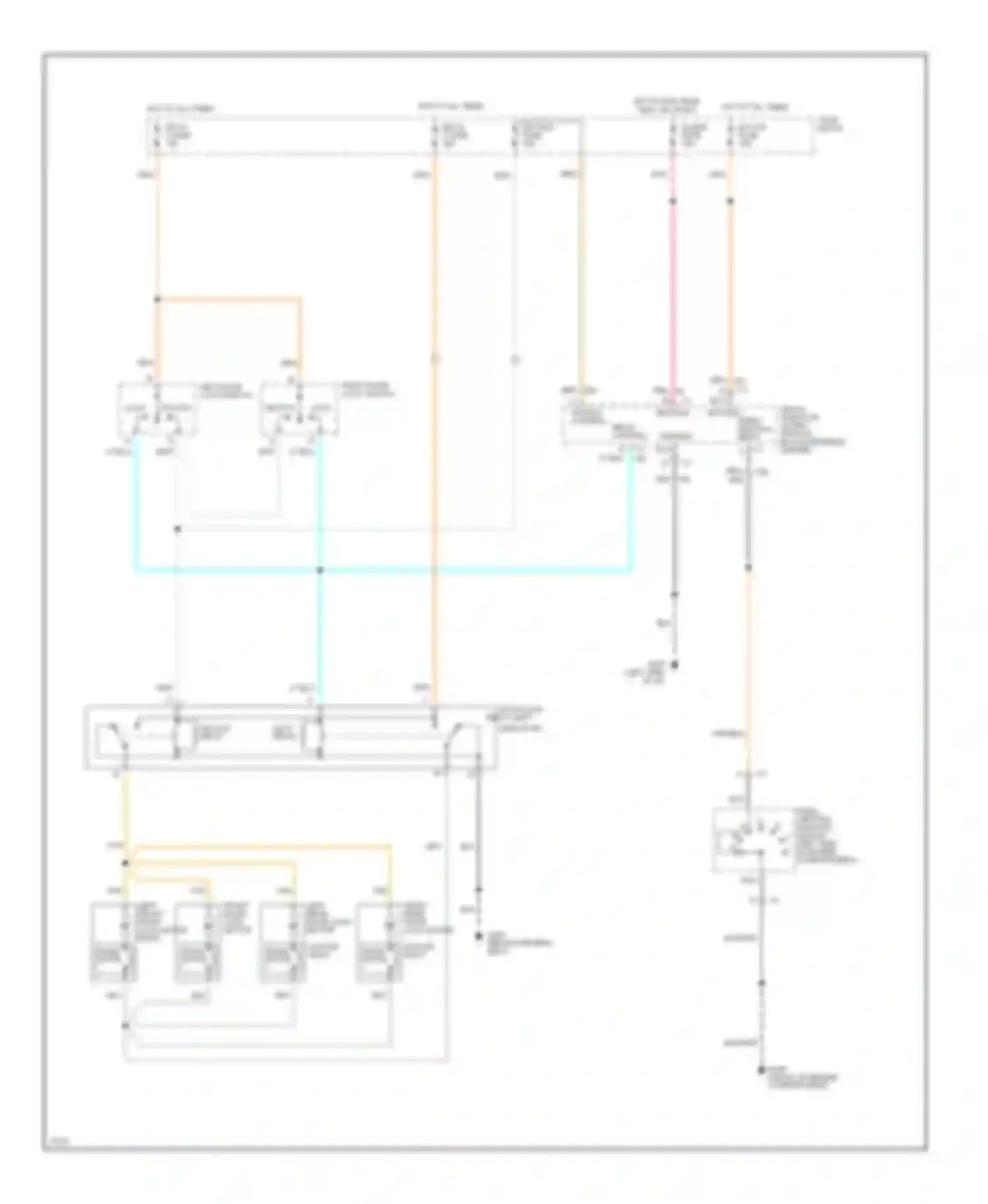 Skylark Buick VII (1992-1998): Automatic door locks circuit