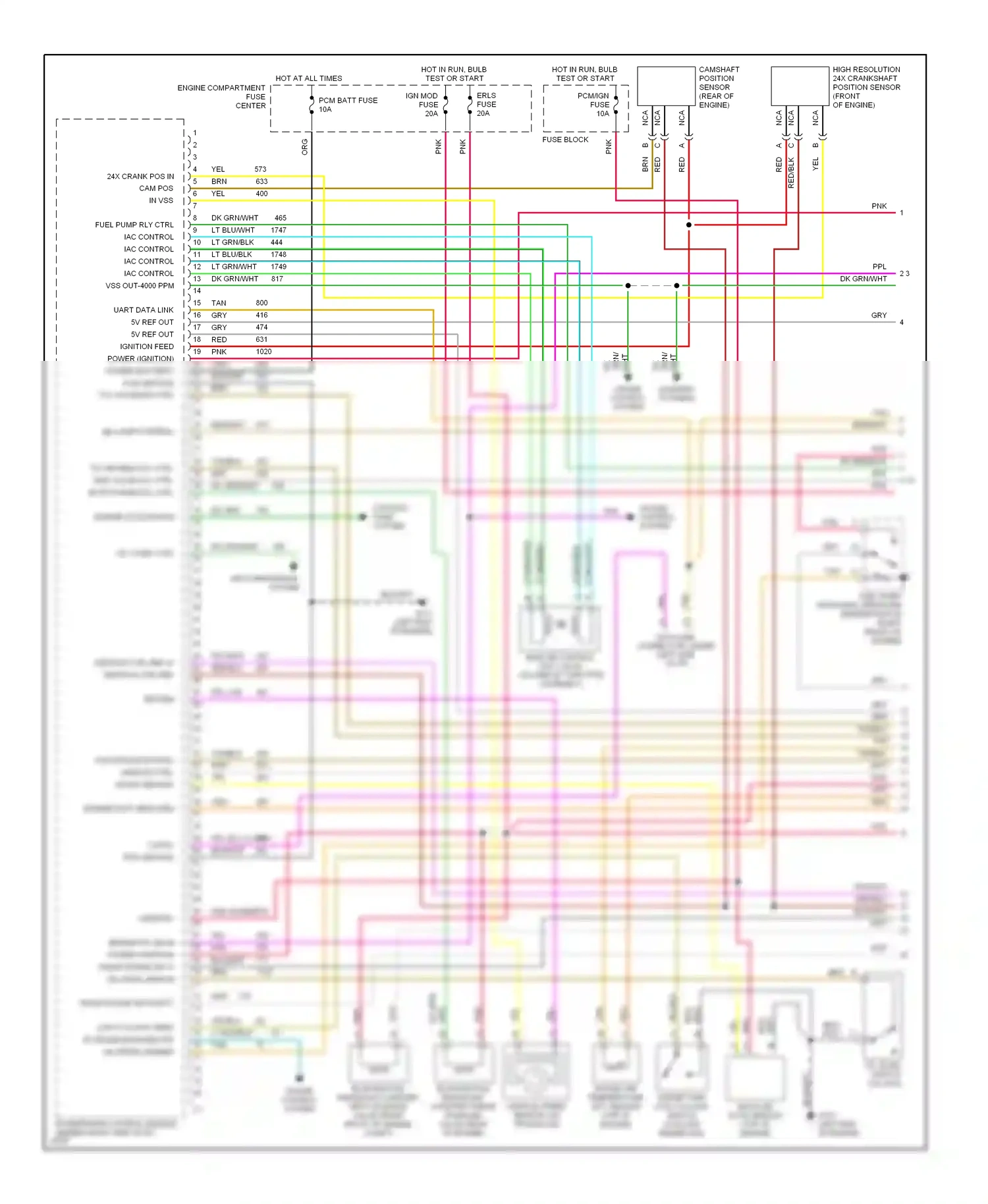 Buick Skylark VII (1992-1998) a/c comp ctrl wiring diagram  (1 of 1)