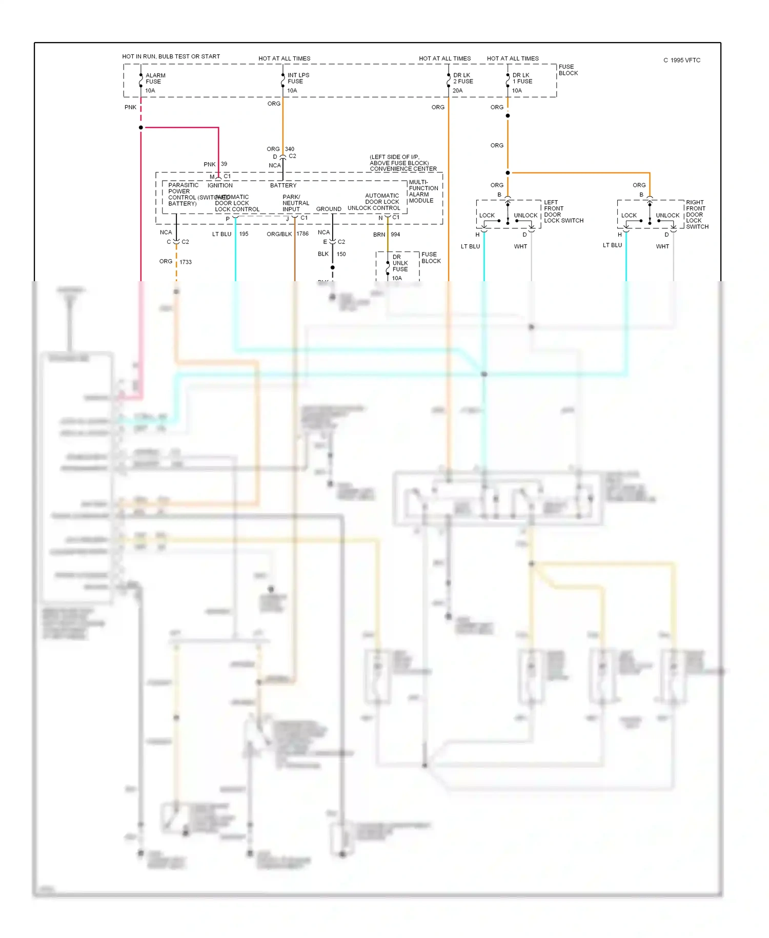 Buick Skylark VII (1992-1998) enable input program input wiring diagram  (1 of 1)