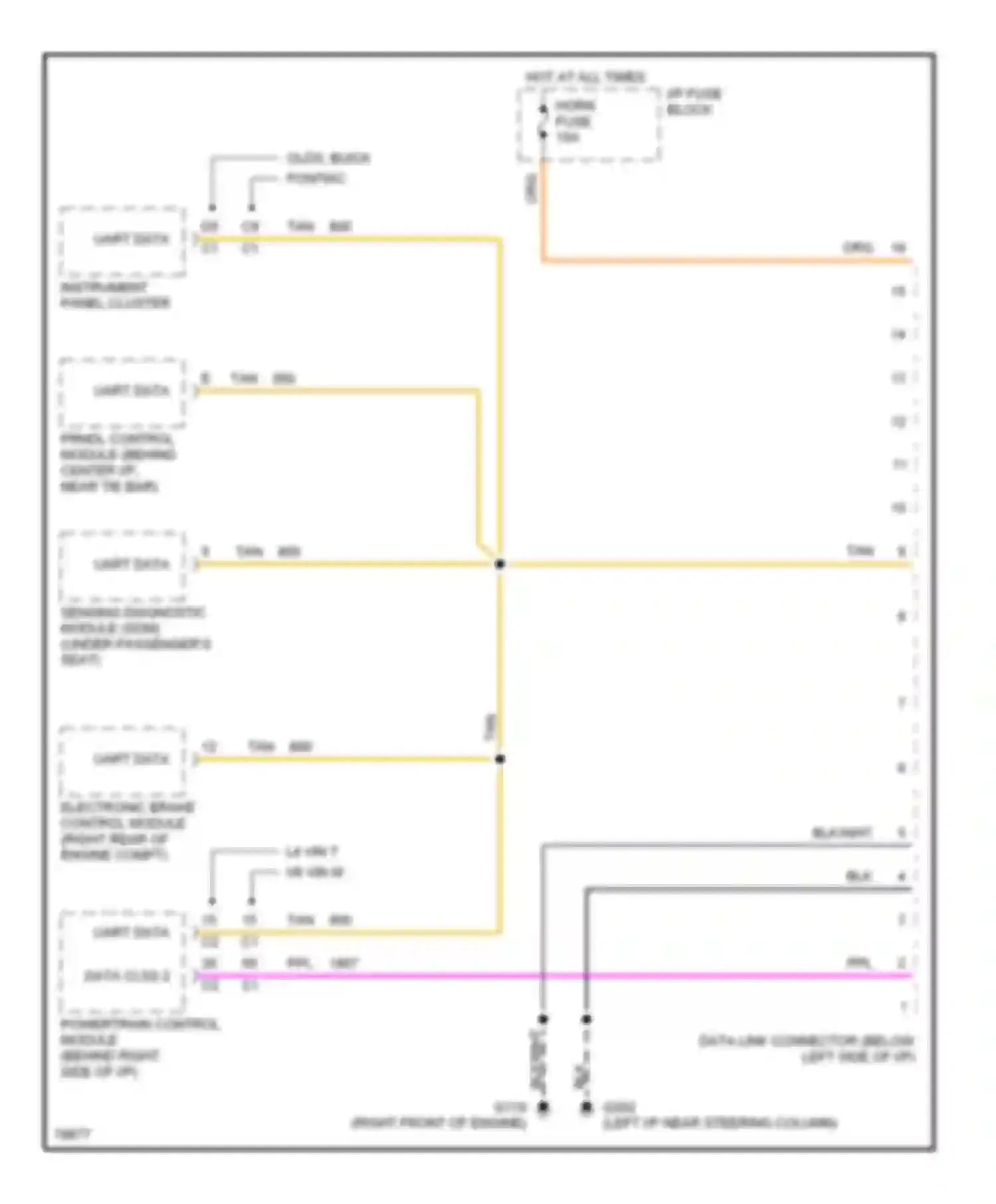 Wiring diagram org/ for Buick Skylark VII (1992-1998) (3 of 30)
