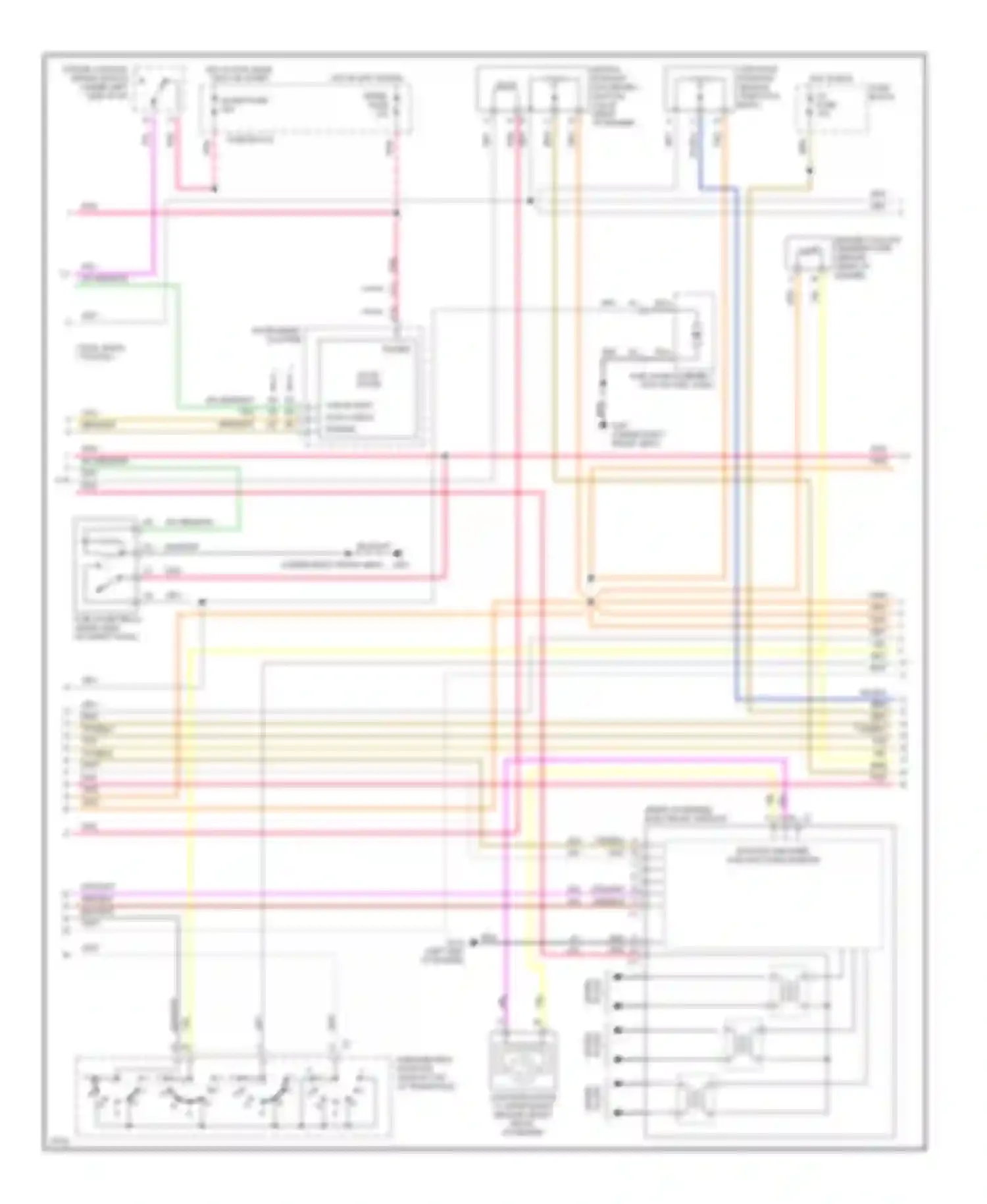 Wiring diagram red/blk for Buick Skylark VII (1992-1998) (6 of 7)