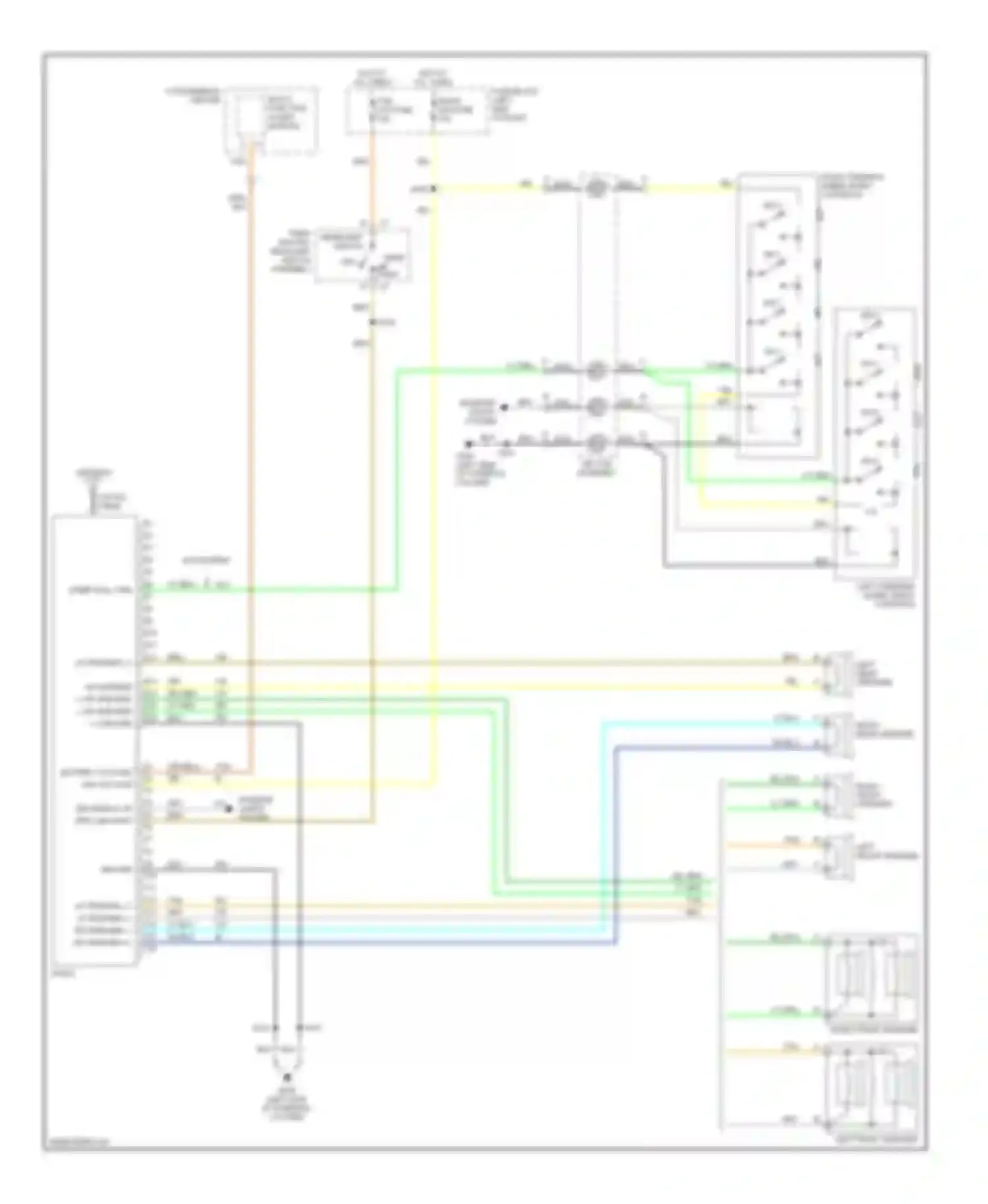 Wiring diagram sw 4 for Buick Skylark VII (1992-1998) (1 of 1)