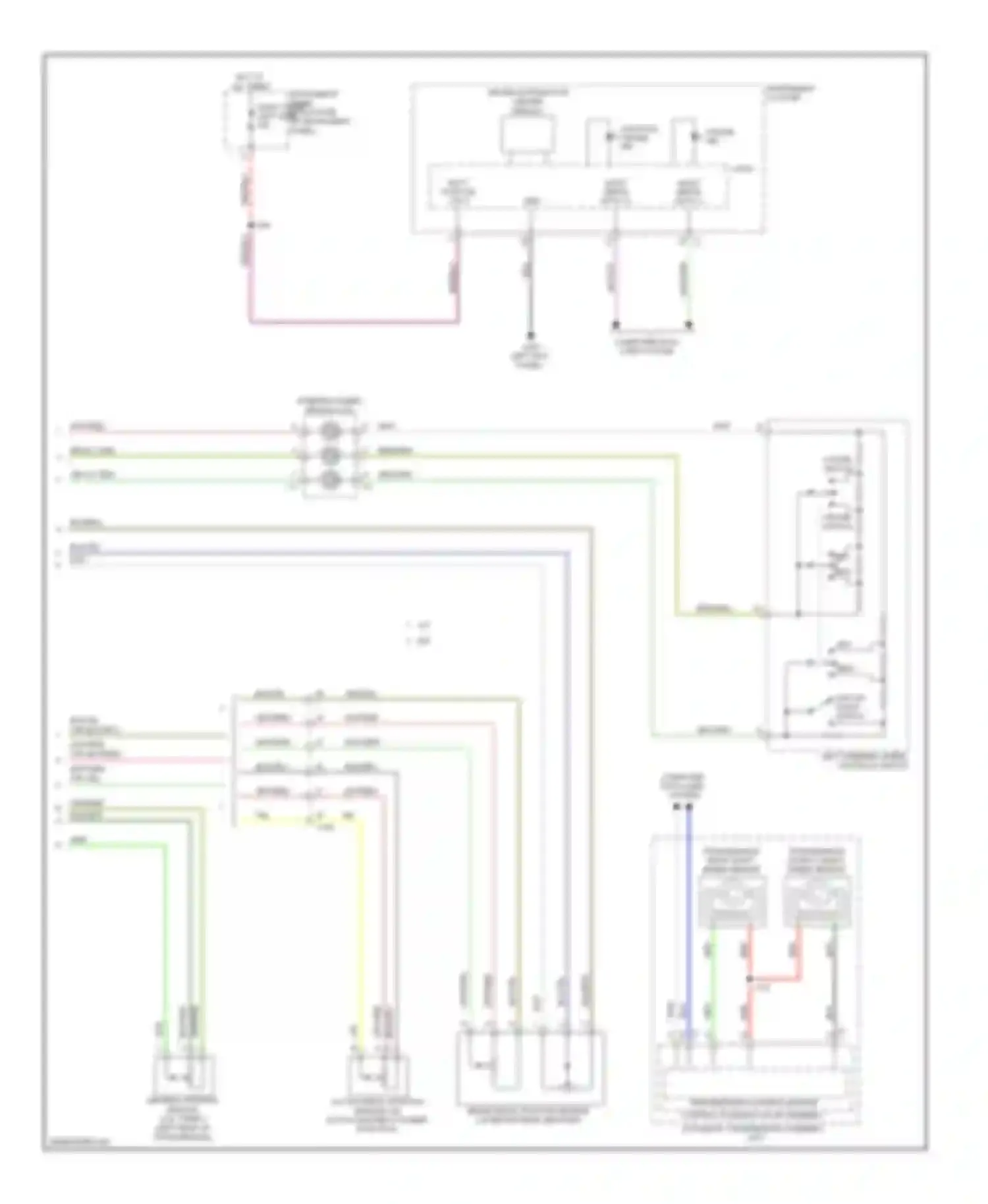 ATS Cadillac I (2012-2014): Cruise control circuit (2 of 2)