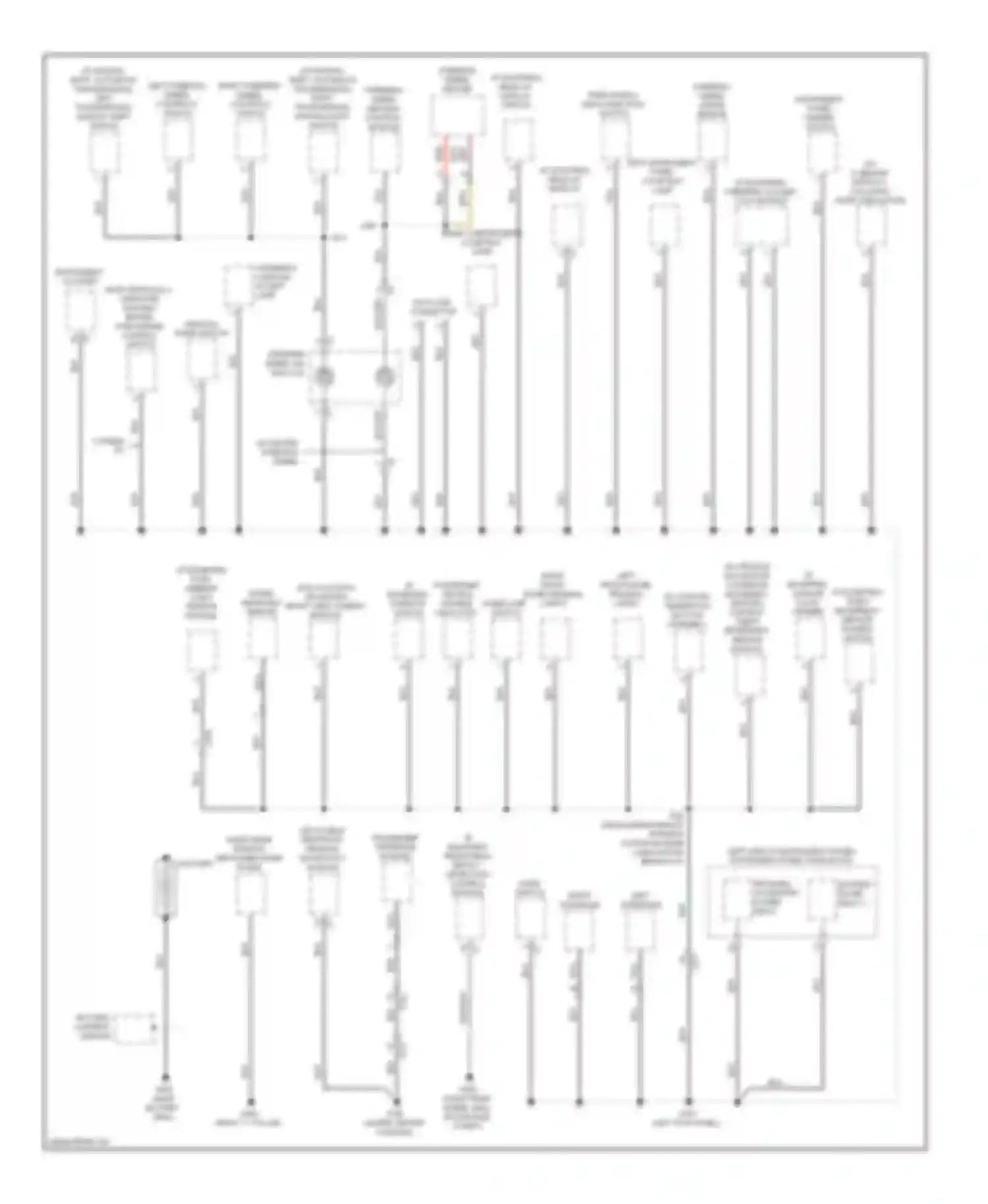 ATS Cadillac I (2012-2014): Ground distribution circuit (3 of 7)