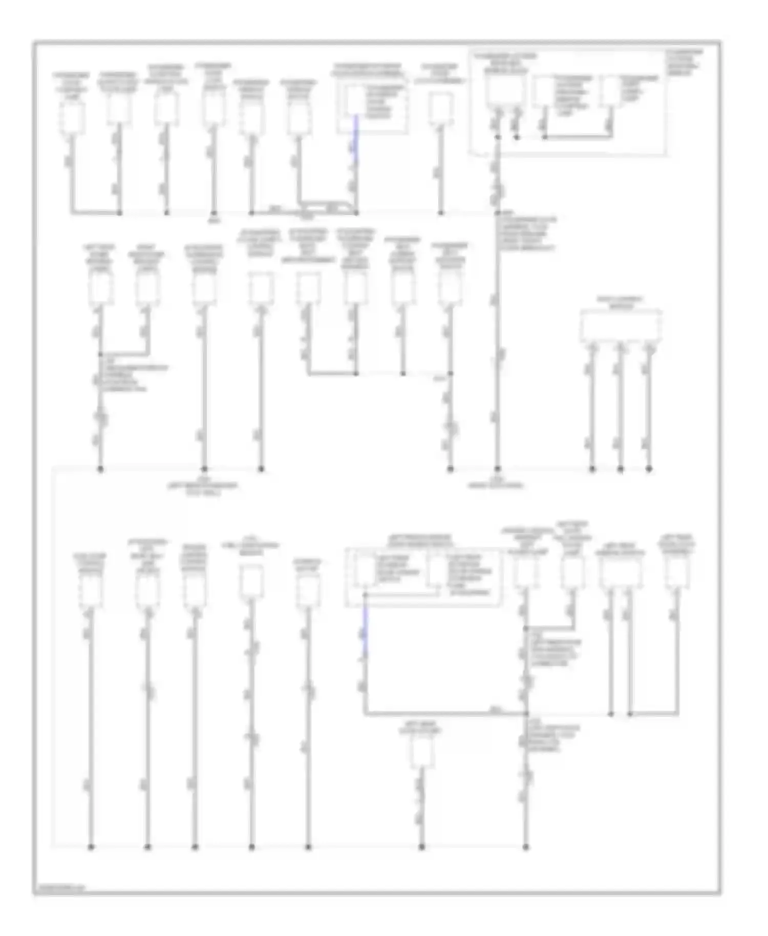 ATS Cadillac I (2012-2014): Ground distribution circuit (5 of 7)