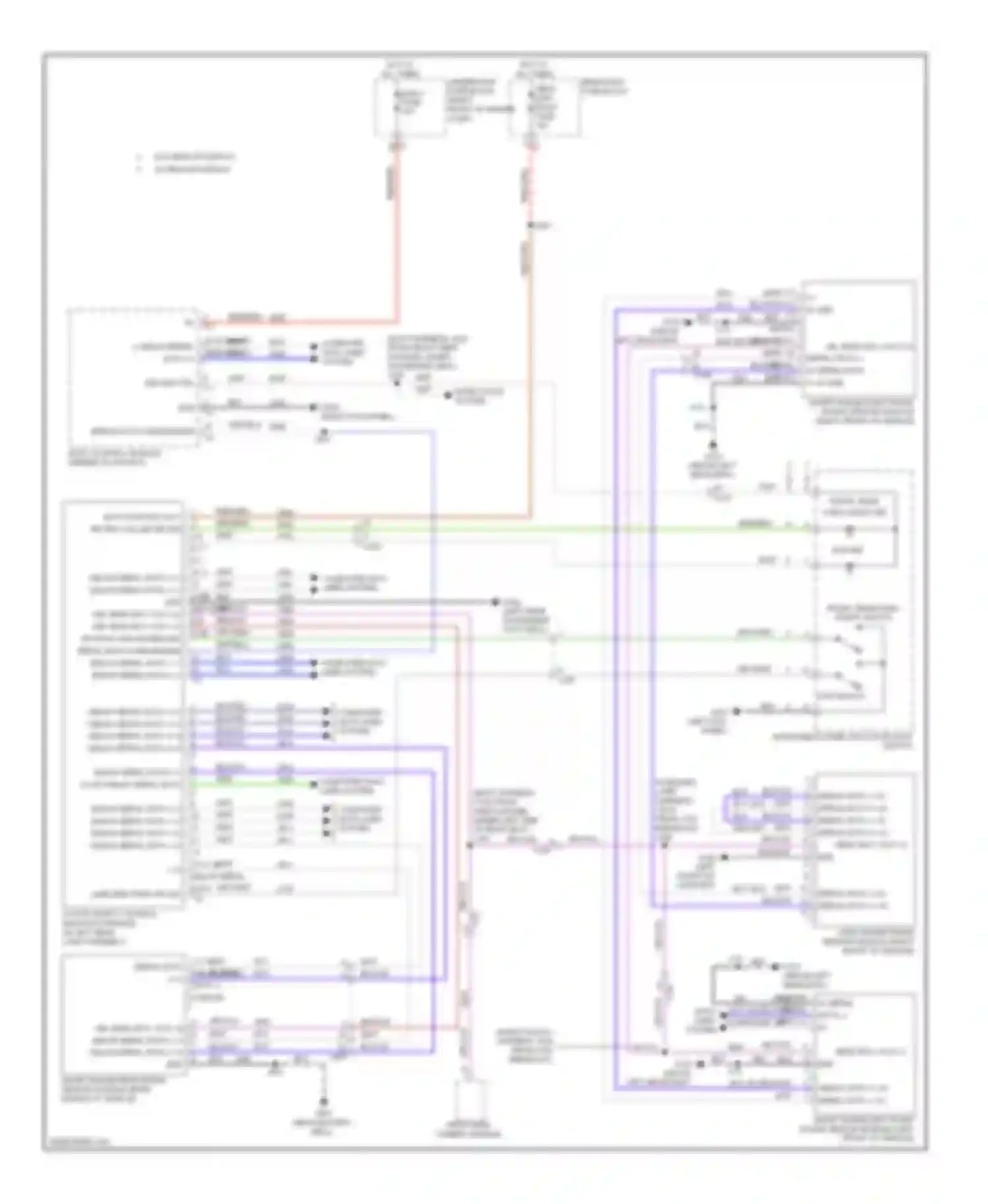 ATS Cadillac I (2012-2014): Collision avoidance circuit