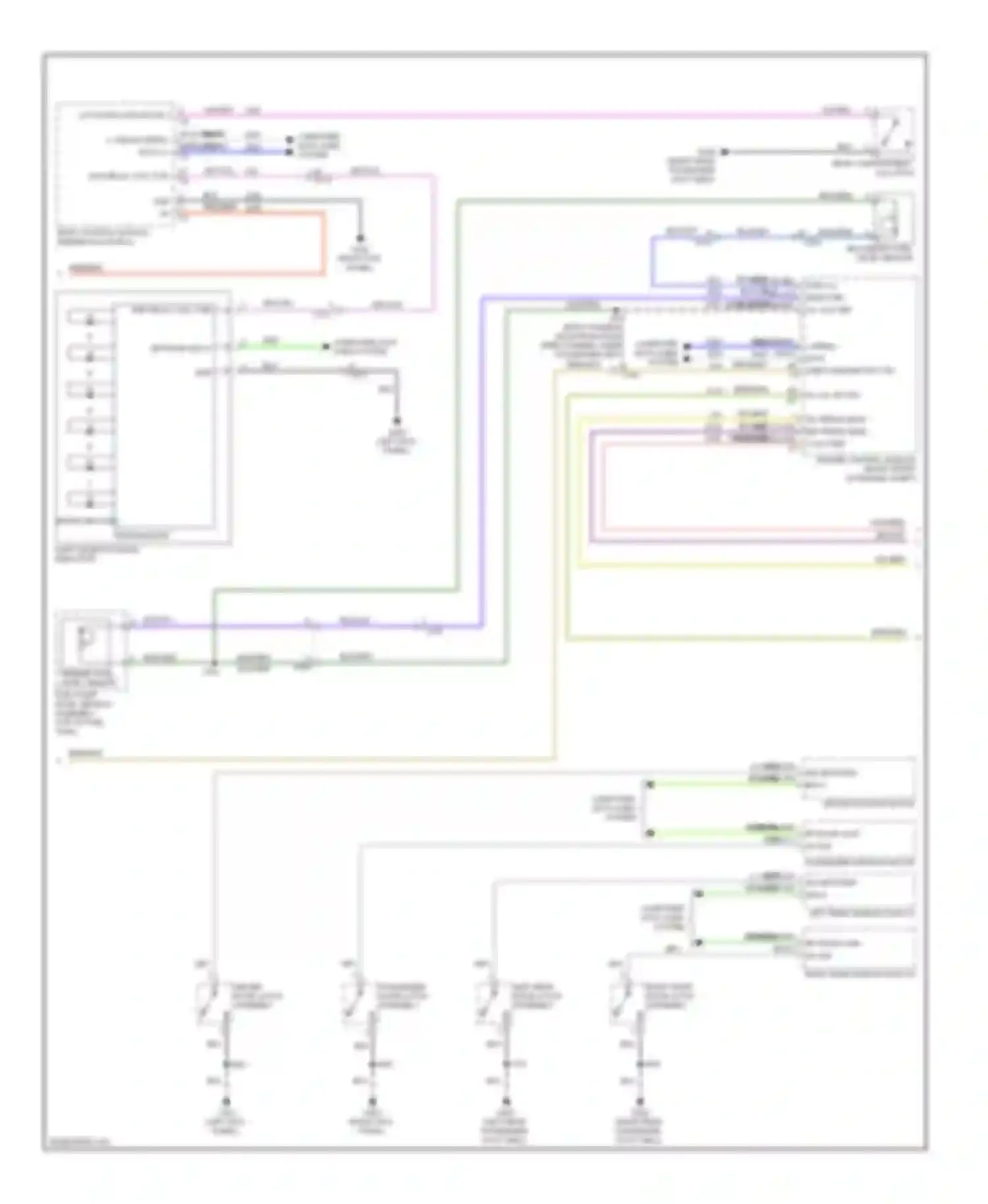ATS Cadillac I (2012-2014): Instrument cluster circuit (2 of 3)