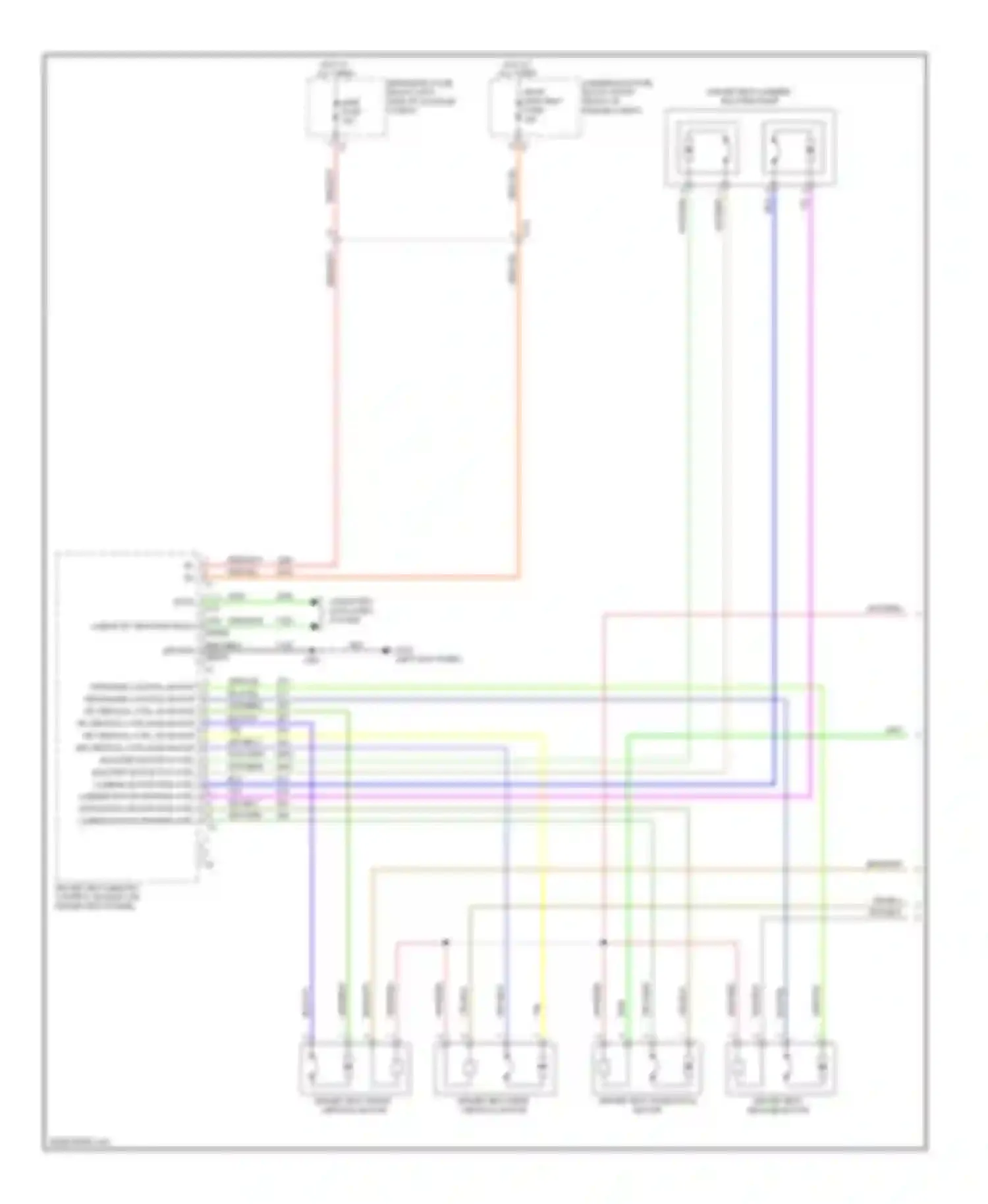 ATS Cadillac I (2012-2014): Driver"s memory seat circuit (1 of 2)