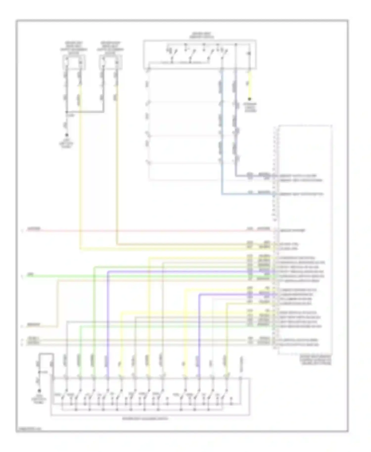 ATS Cadillac I (2012-2014): Driver"s memory seat circuit (2 of 2)