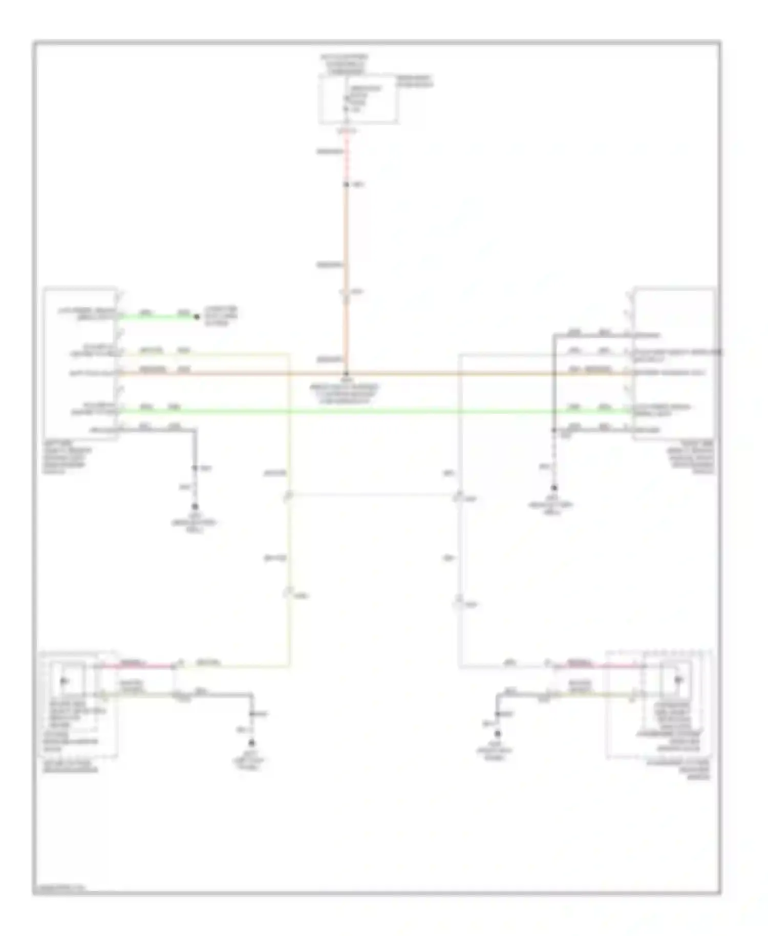 ATS Cadillac I (2012-2014): Blind spot monitoring circuit