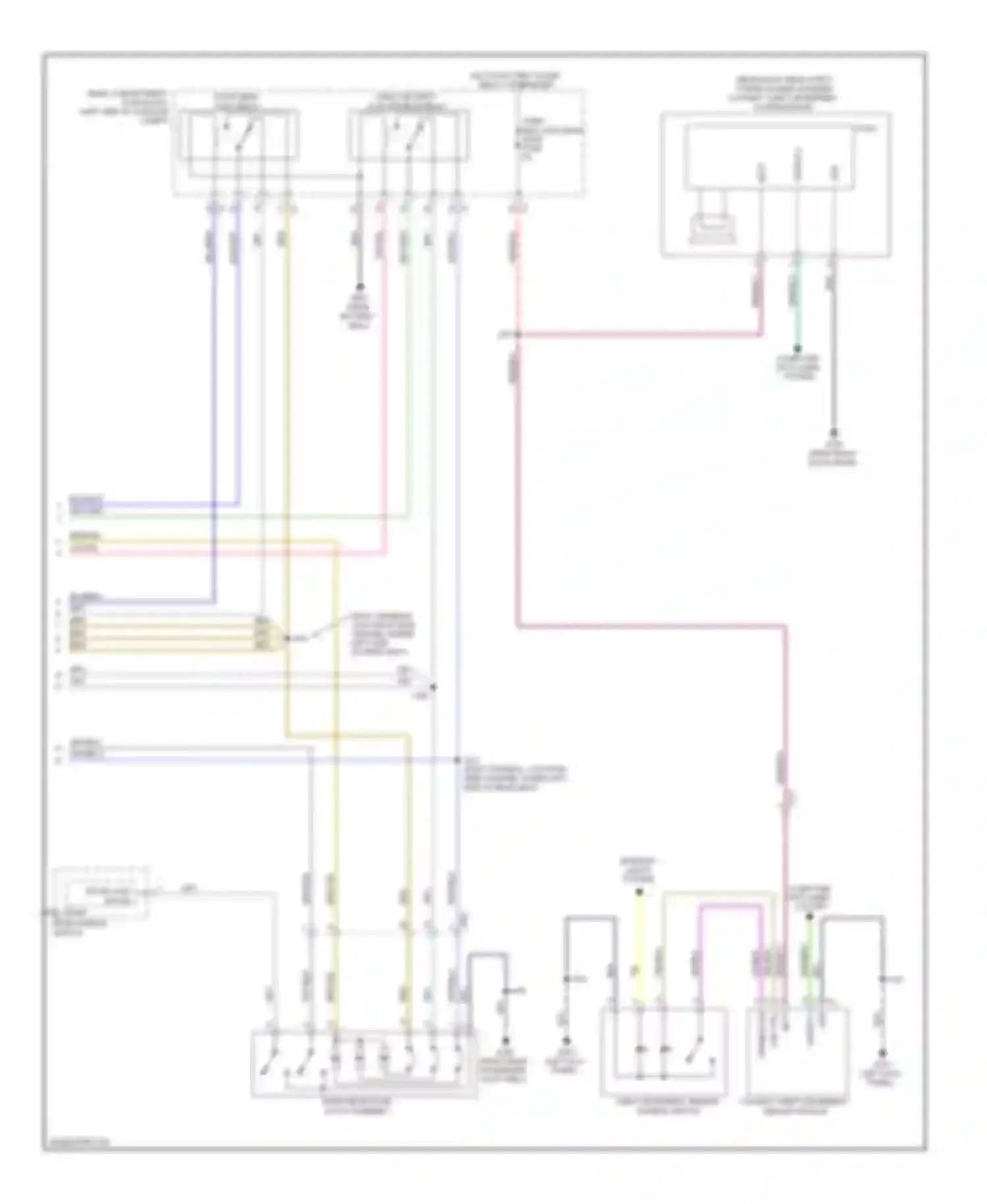ATS Cadillac I (2012-2014): Power door locks circuit, without passive keyless entry (3 of 3)