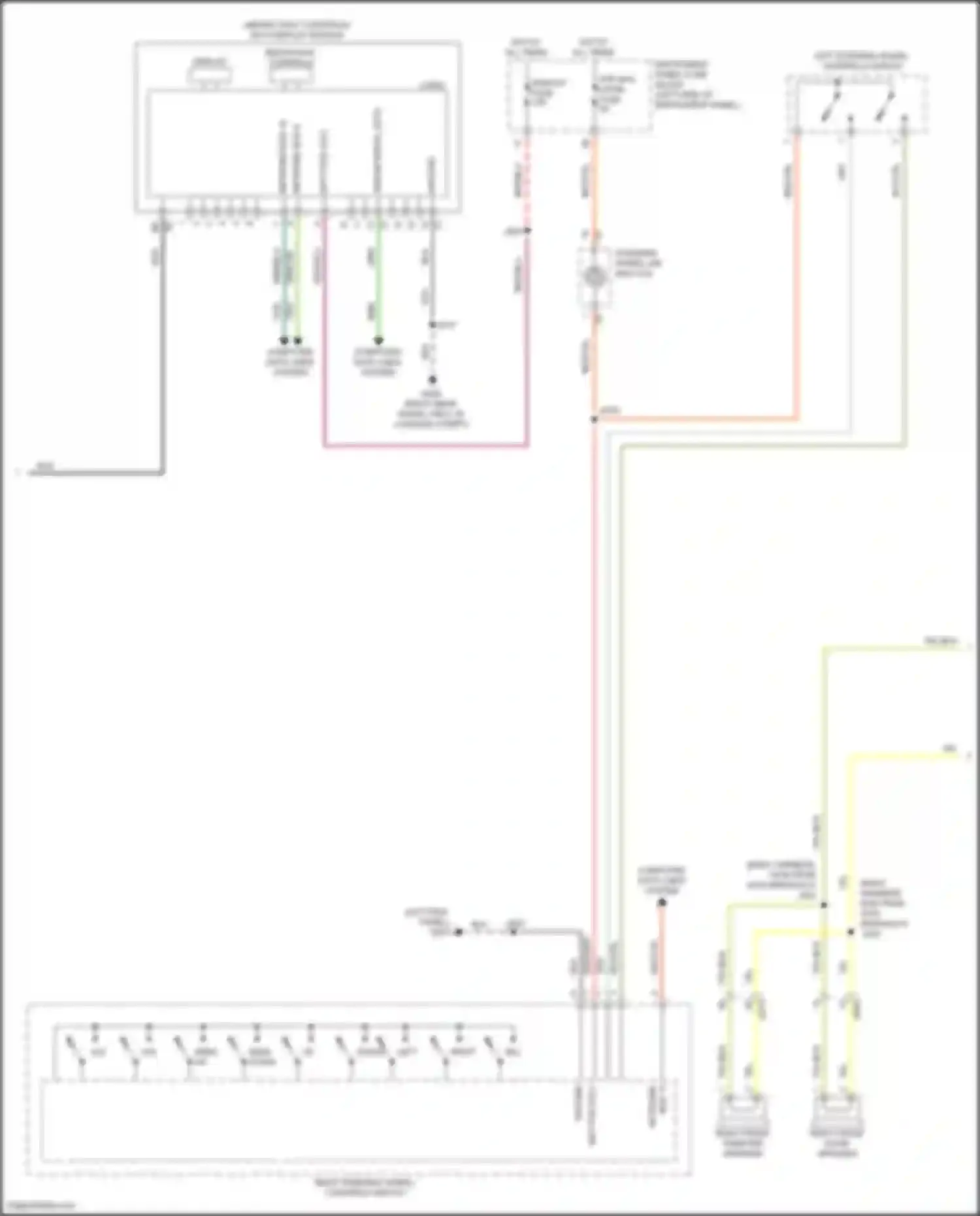 ATS Cadillac I (2012-2014): Radio circuit, w/o touch screen & color information display (2 of 3)