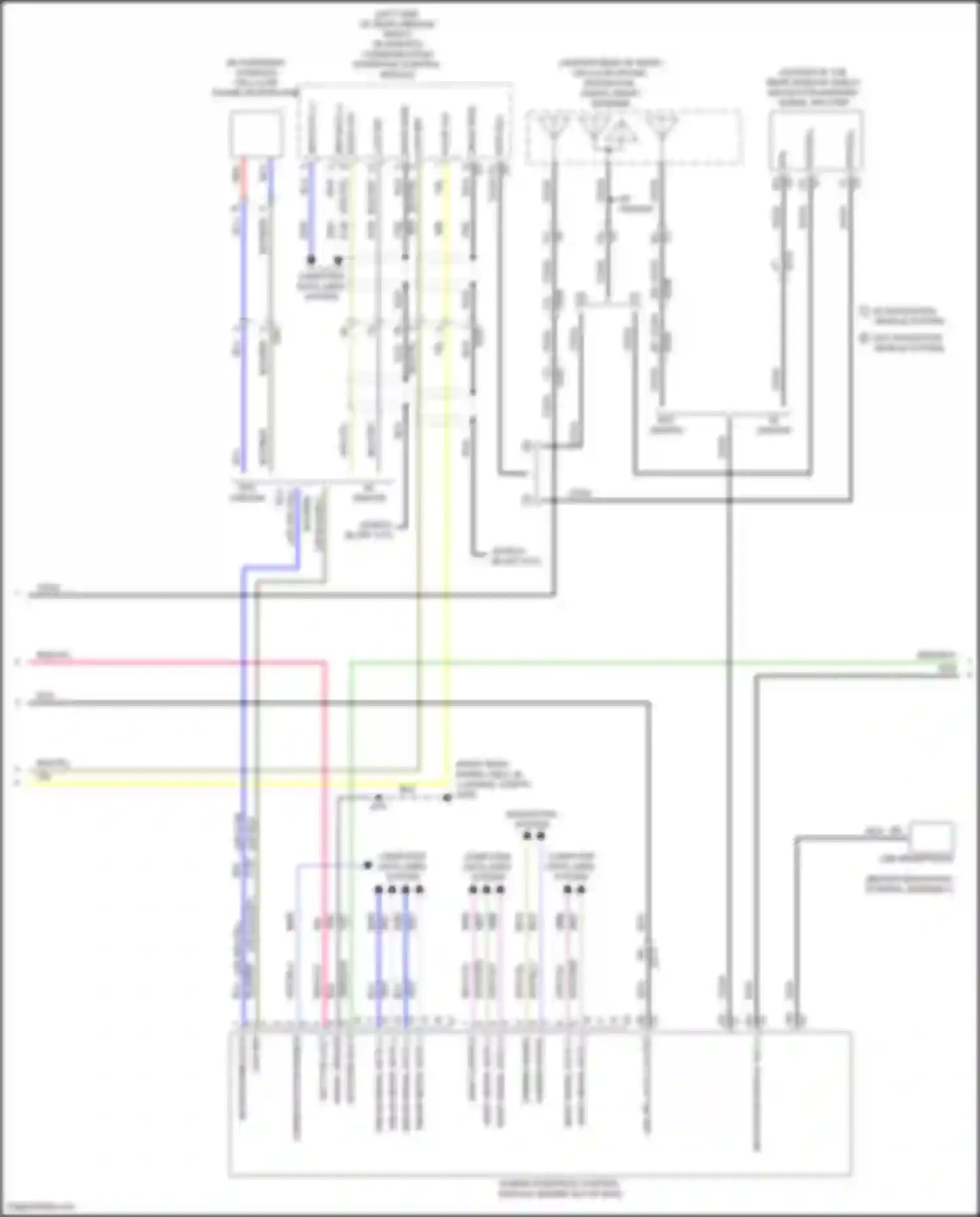 ATS Cadillac I (2012-2014): Radio circuit, w/ touch screen & color information display (2 of 5)