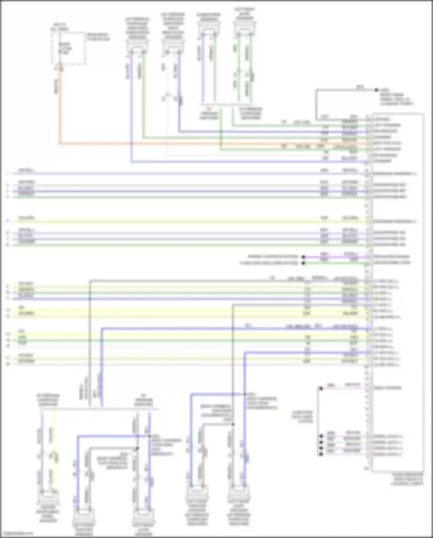 ATS Cadillac I (2012-2014): Radio circuit, w/ touch screen & color information display (5 of 5)