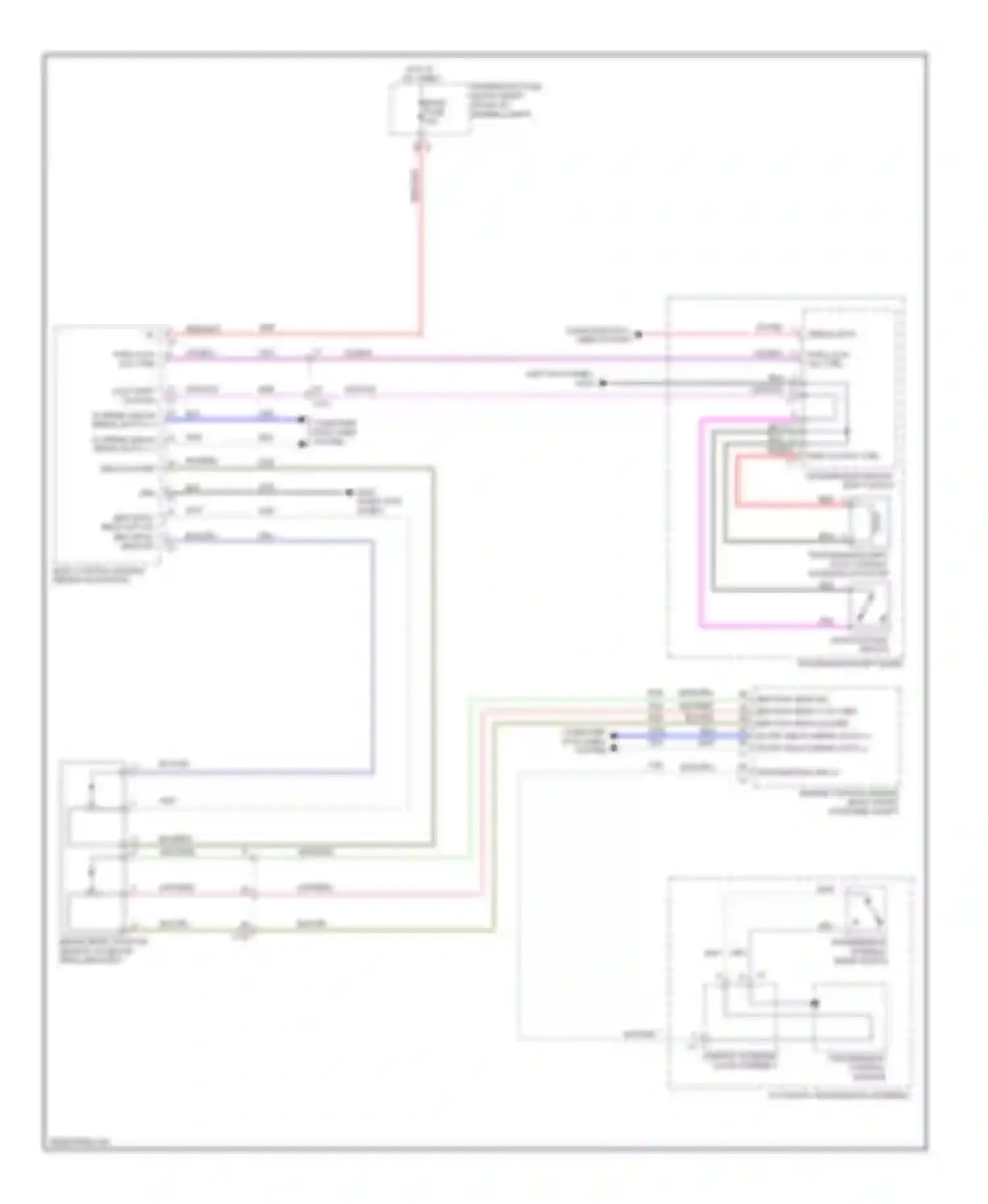 ATS Cadillac I (2012-2014): Shift interlock circuit