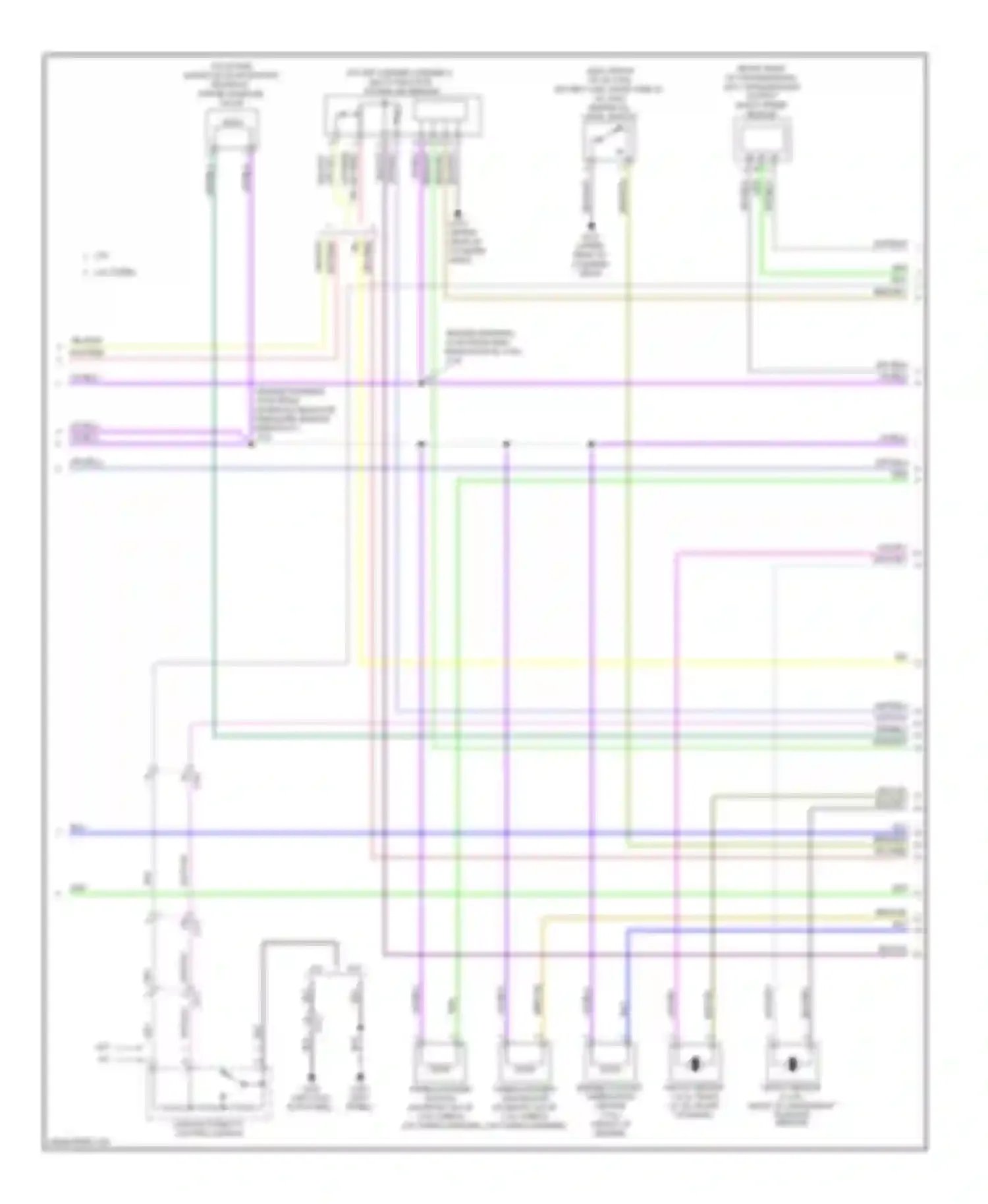 Wiring diagram 2.5l for Cadillac ATS I (2012-2014) (2 of 4)