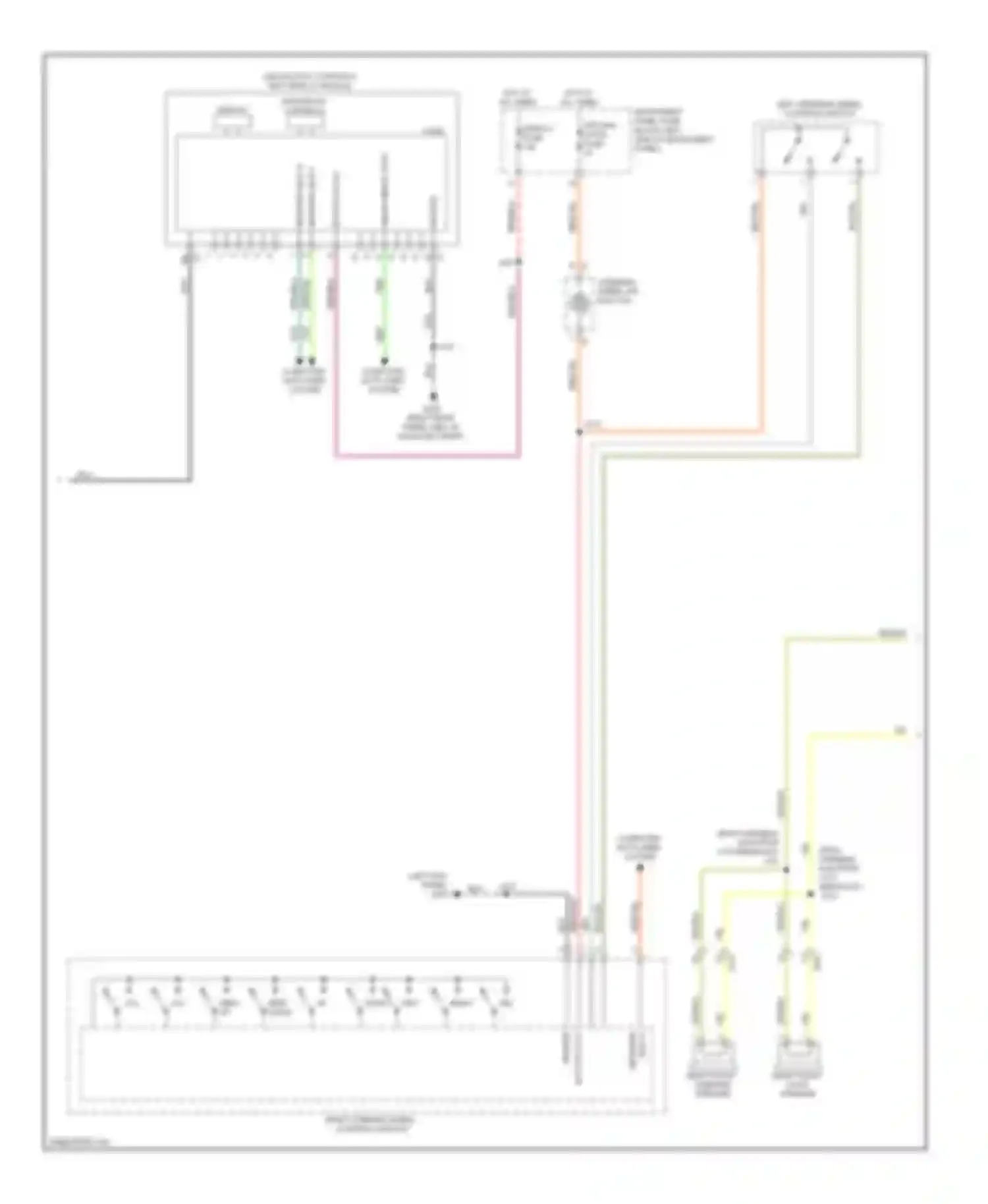 Wiring diagram display fuse for Cadillac ATS I (2012-2014)