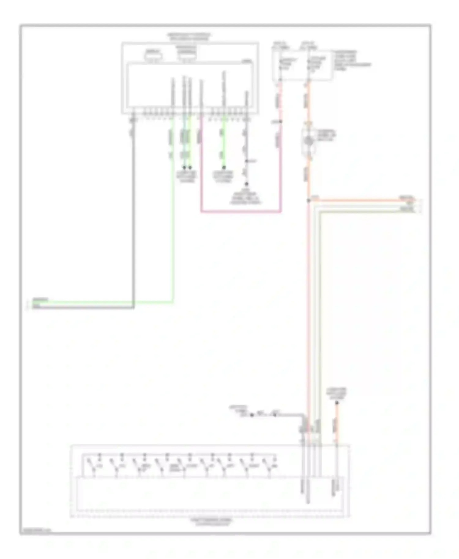 Wiring diagram display fuse for Cadillac ATS I (2012-2014)