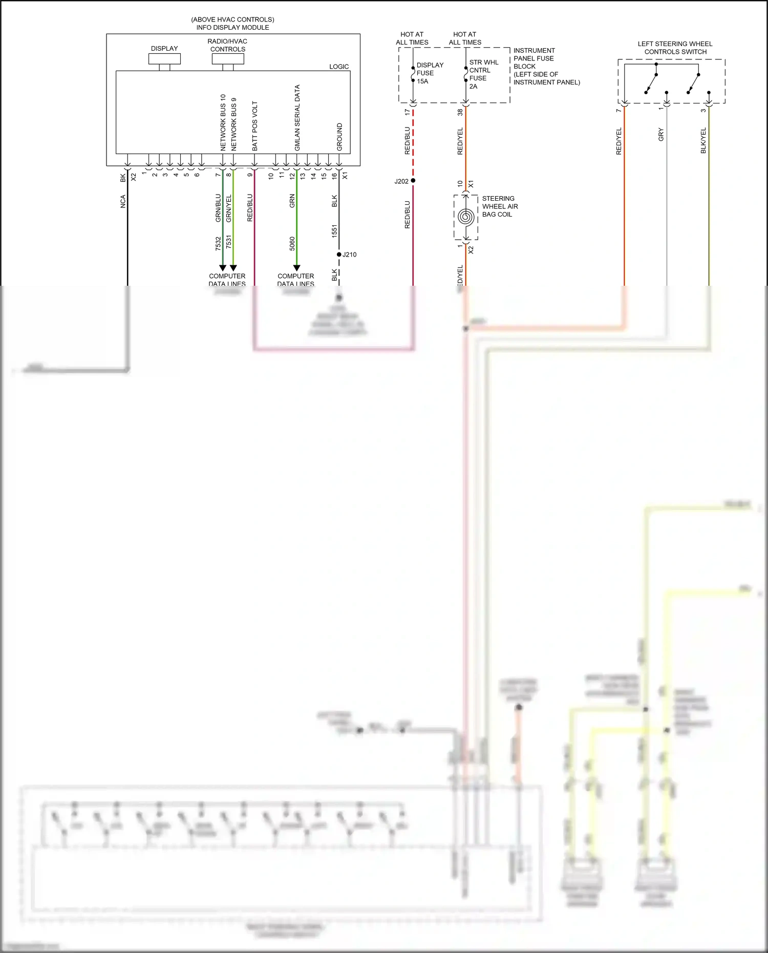 Cadillac ATS I (2012-2014) bat pos volt wiring diagram  (2 of 18)