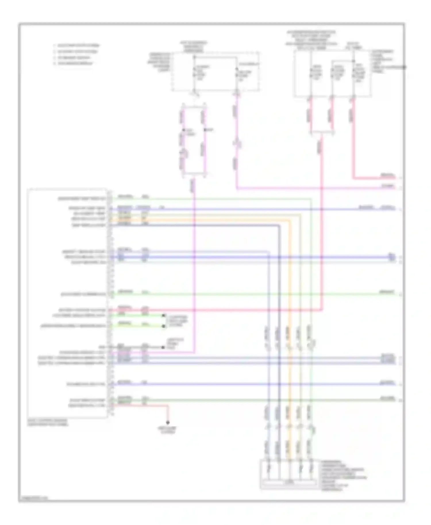 Wiring diagram linear interconnect network bus 9 for Cadillac ATS I (2012-2014)