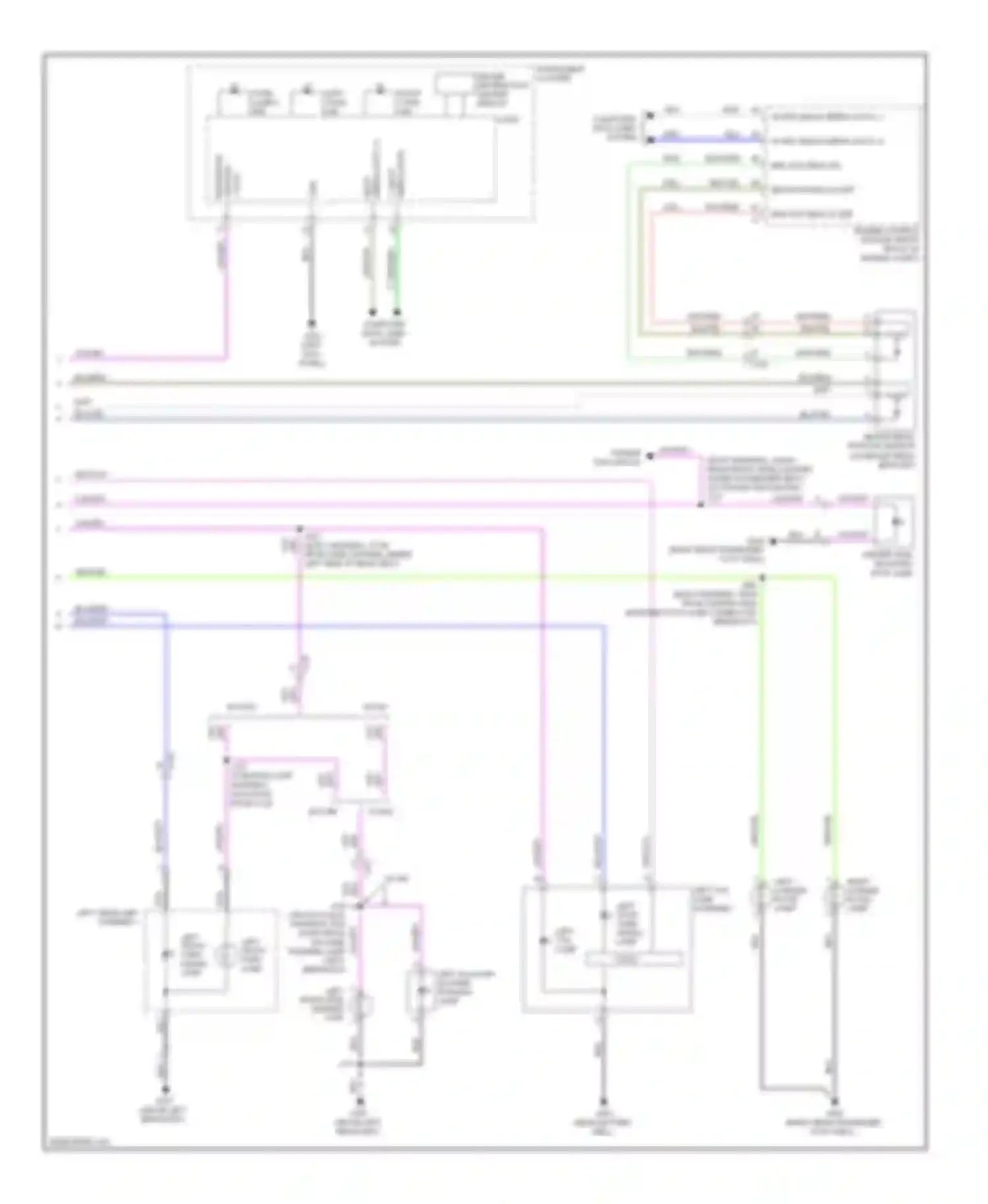 Wiring diagram blu/wht for Cadillac ATS I (2012-2014) (17 of 50)