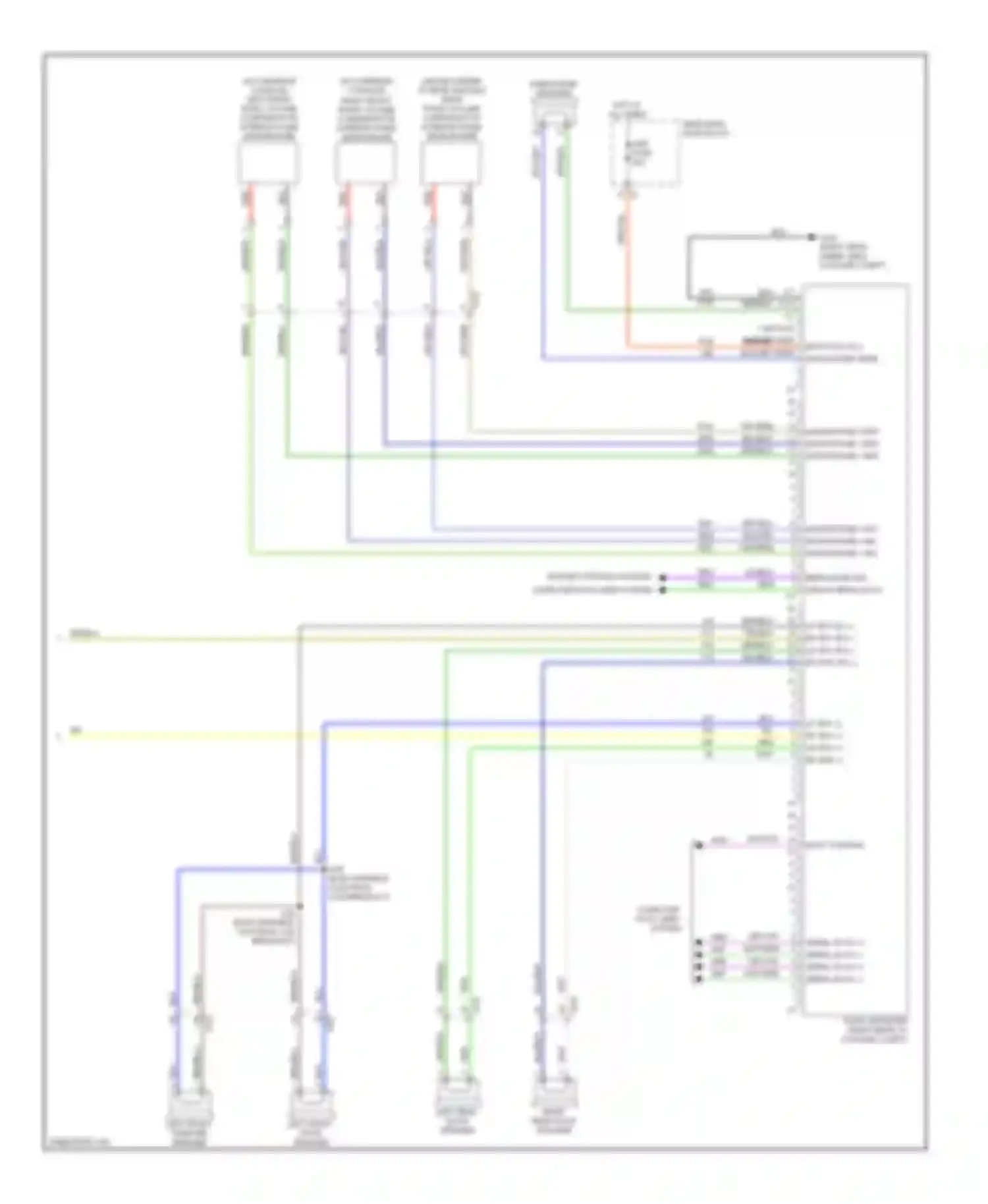 Wiring diagram most control for Cadillac ATS I (2012-2014)